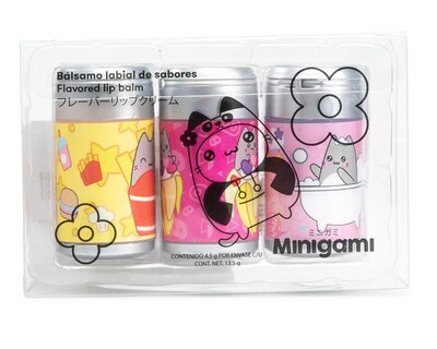 Foto 3 | Foto 3 | Bálsamo para Labios Minigami 3 Piezas
