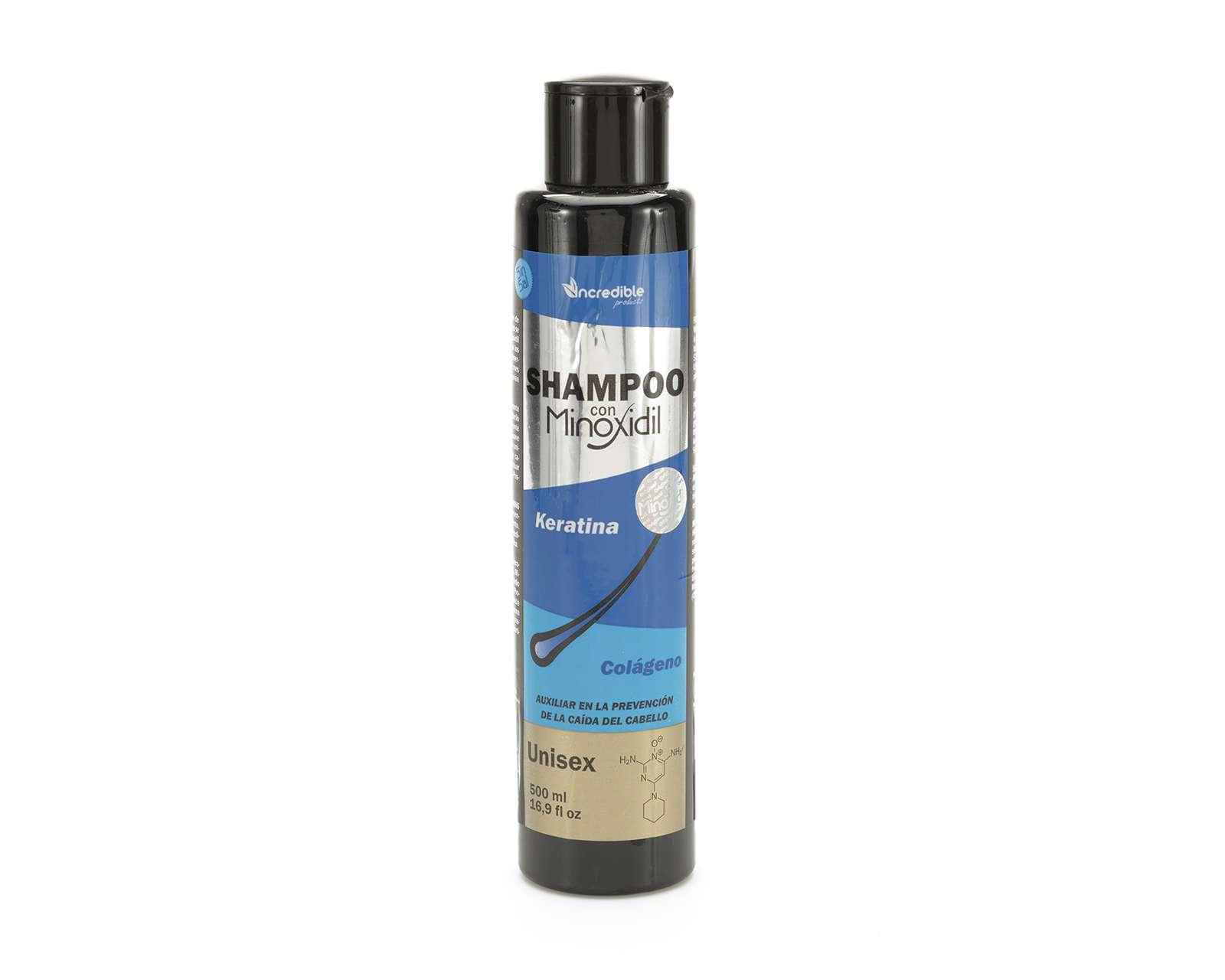 Foto 2 pulgar | Foto 1 | Shampoo Incredible Products Minoxidil 500 ml