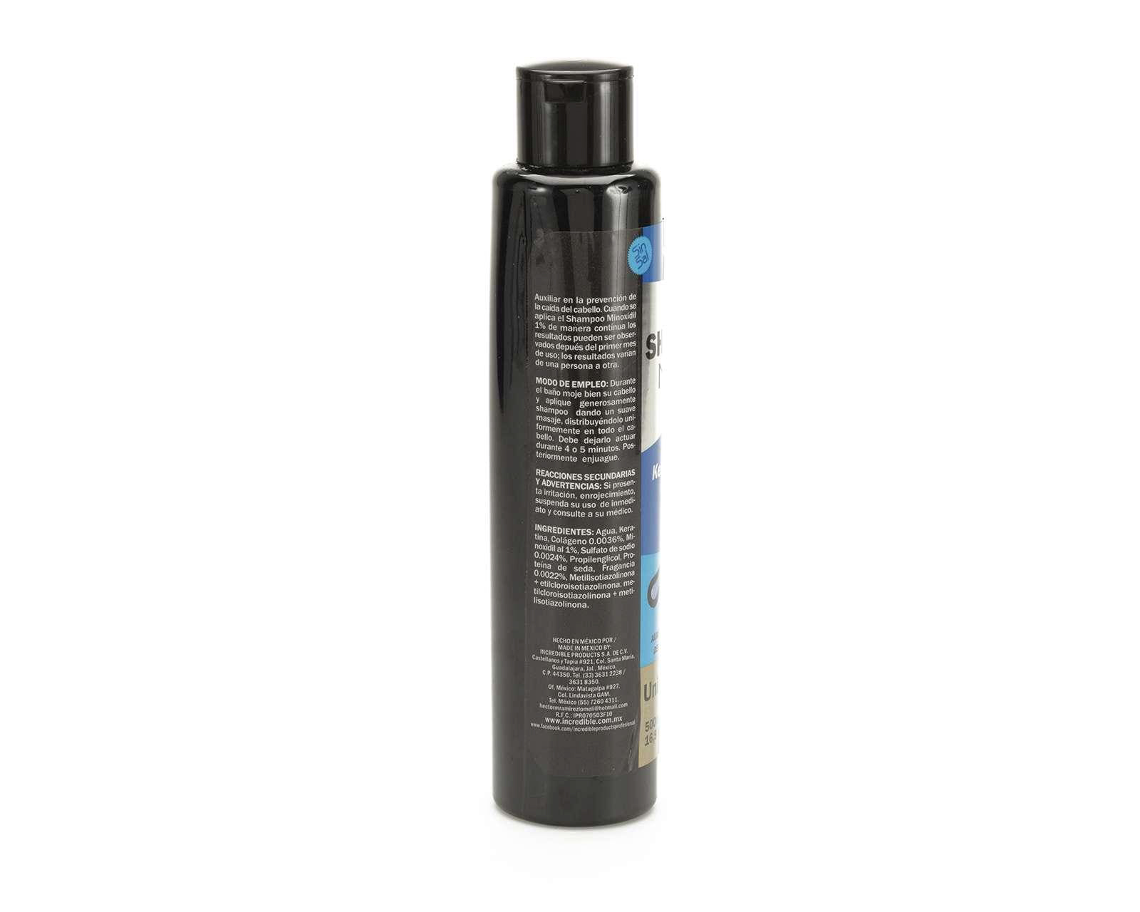 Foto 3 pulgar | Foto 2 | Shampoo Incredible Products Minoxidil 500 ml