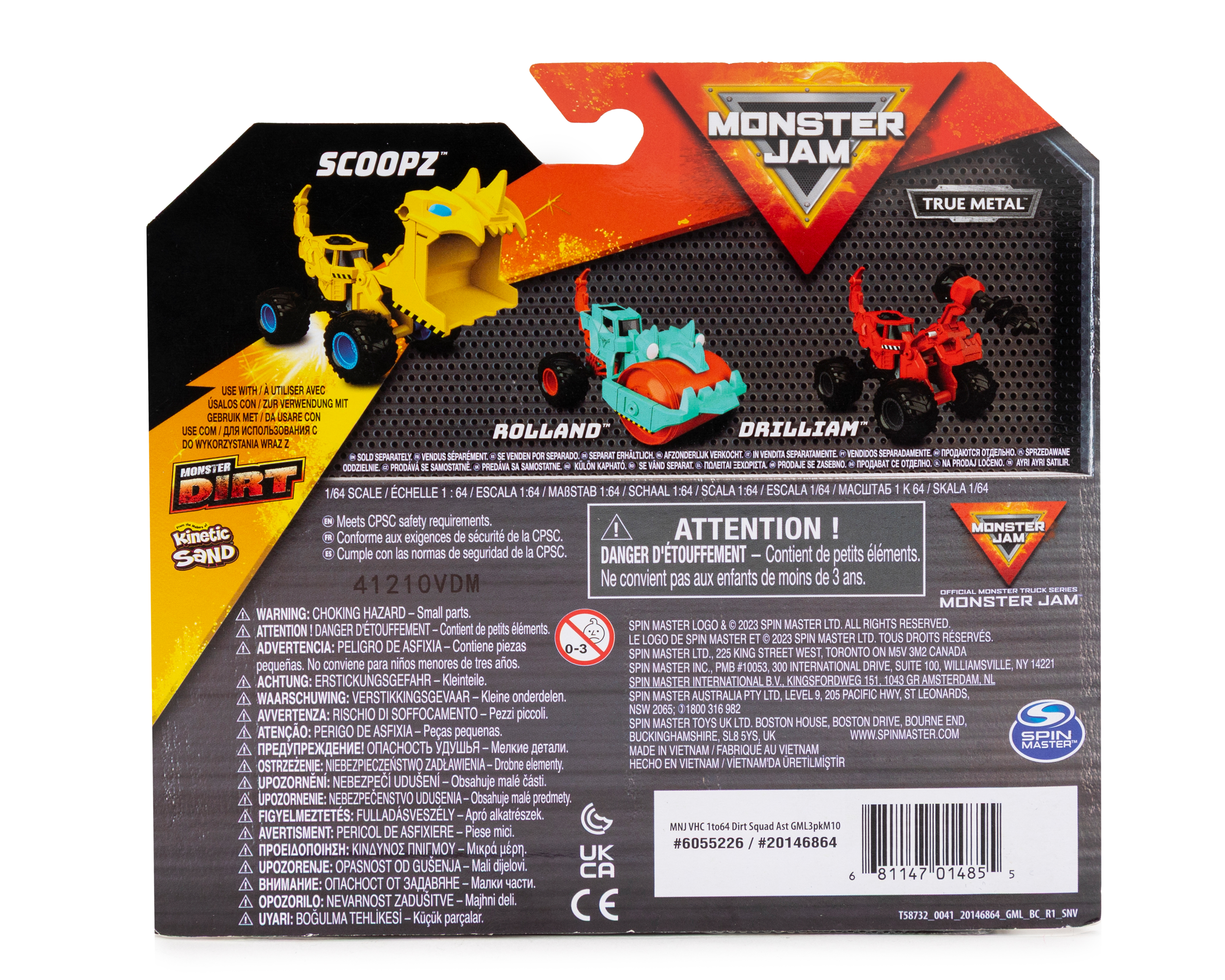 Foto 3 pulgar | Foto 2 | Vehículo Monster Jam Dirt Squad