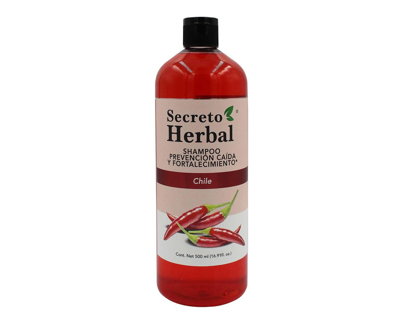 Foto 2 pulgar | Foto 1 | Shampoo Secreto Herbal Prevención Caída y Fortalecimiento con Chile 500 ml