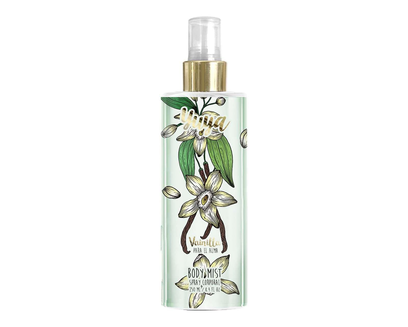 Spray Corporal Yuya Vainilla para el Alma 250 ml