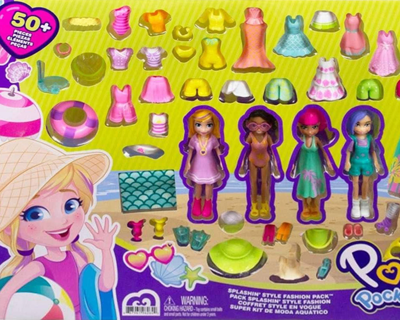 Foto 2 | Foto 2 | Polly Pocket Super Colección Acuática de Moda