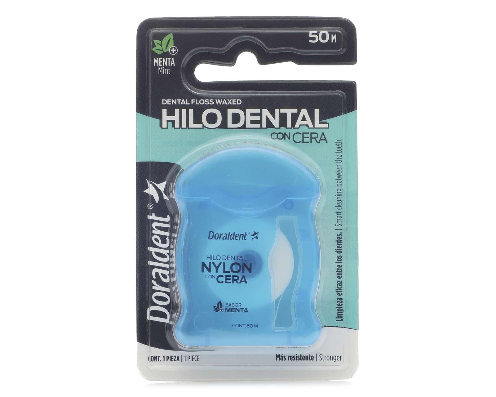 Foto 2 pulgar | Foto 1 | Hilo Dental Doraldent Menta Encerado 50 m