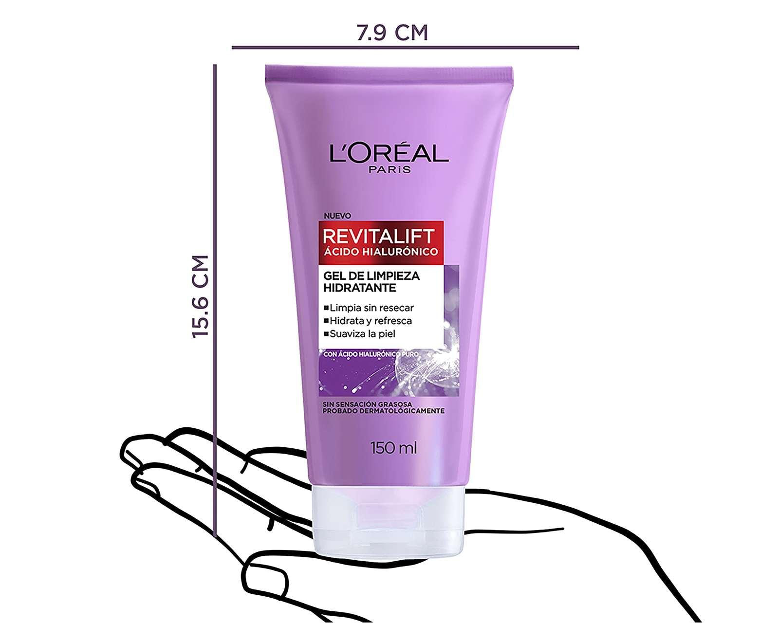 Foto 3 | Foto 3 | Gel de Limpieza Facial Revitalift con Ácido Hialurónico 150 ml