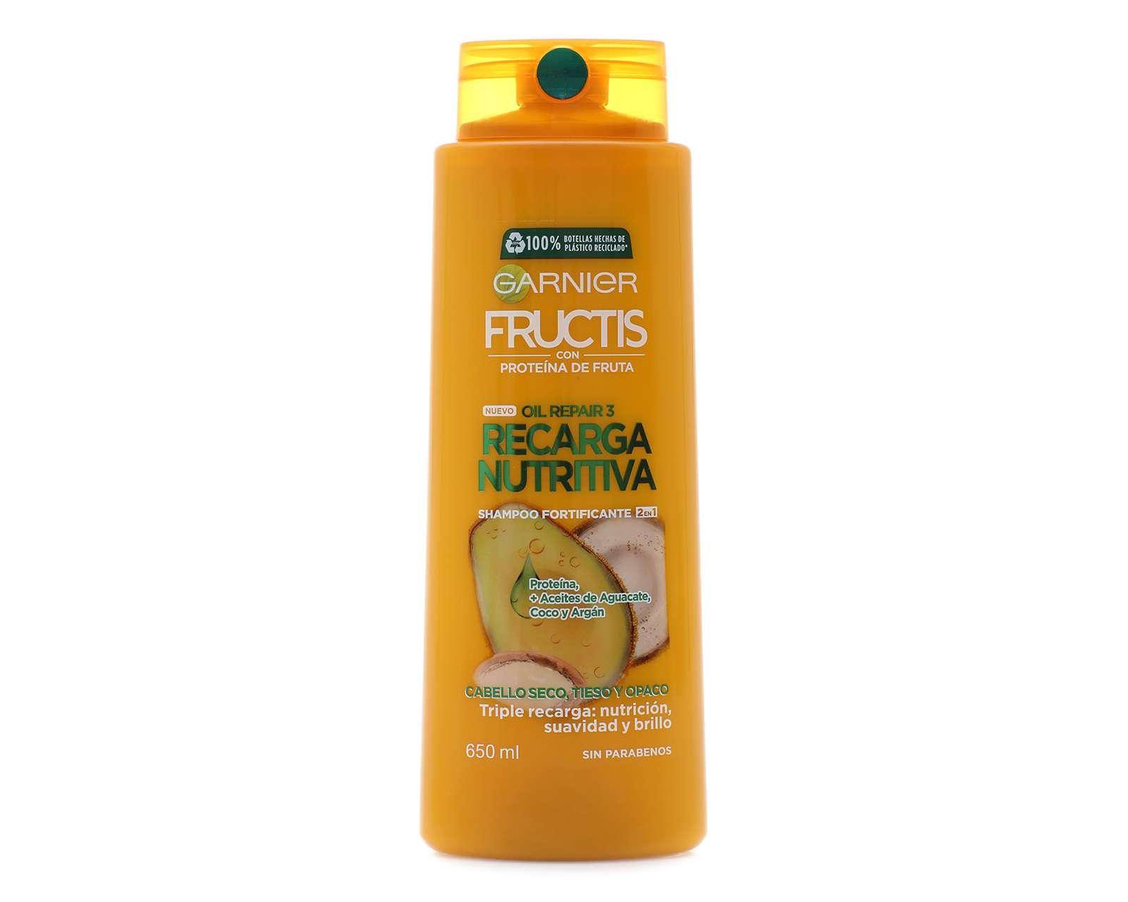 Shampoo Fructis Recarga Nutritiva 650 ml