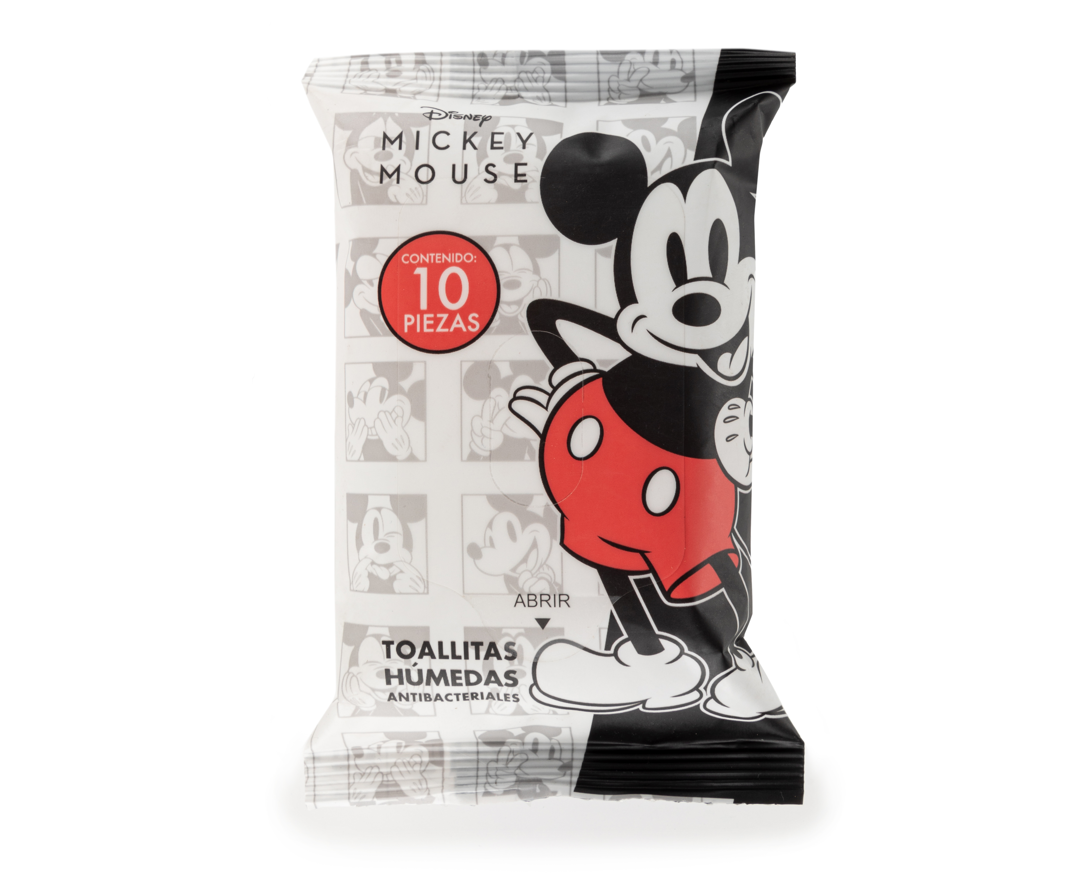 Foto 2 pulgar | Foto 1 | Toallas Húmedas Antibacteriales Disney Mickey Mouse 10 Piezas