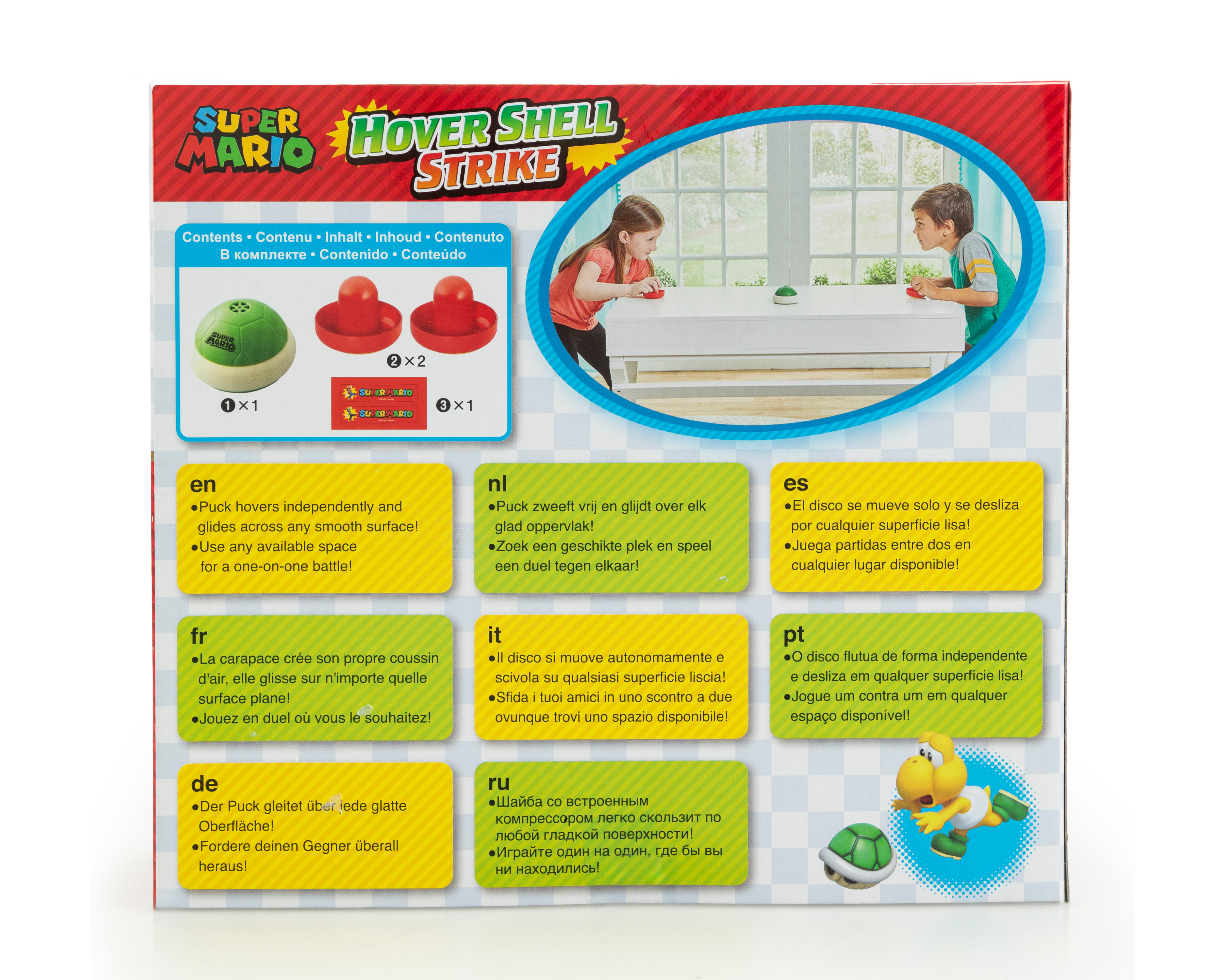 Foto 3 pulgar | Foto 2 | Juego de Mesa Hover Shell Strike Super Mario