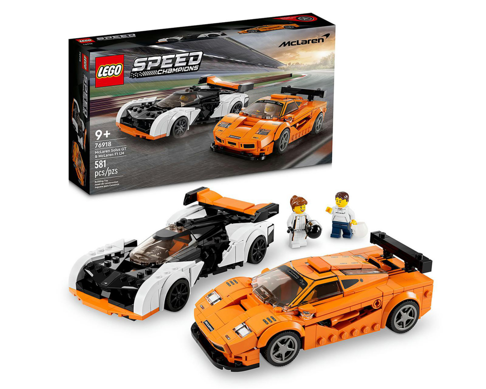 LEGO Speed Champions: McLaren Solus GT y McLaren F1 LM