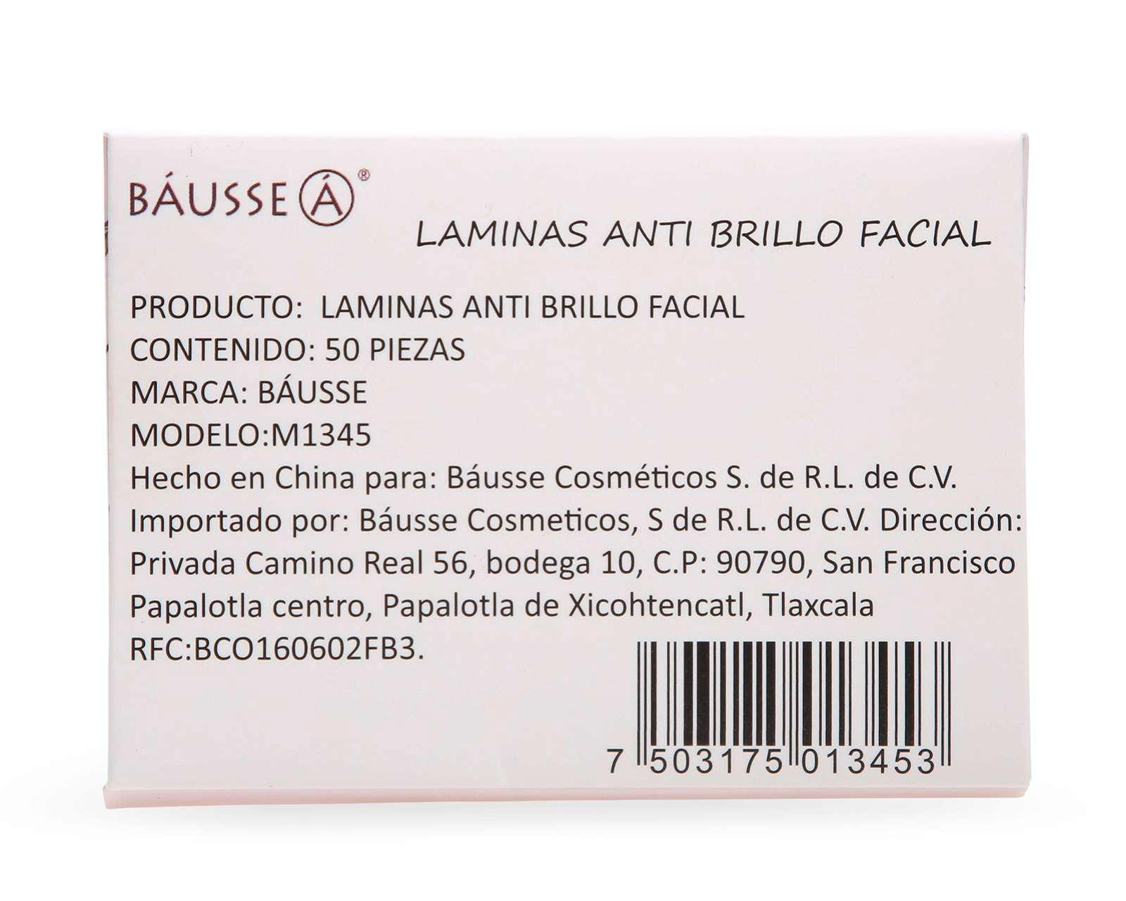 Foto 3 pulgar | Foto 2 | Láminas Anti Brillo Facial Bausse