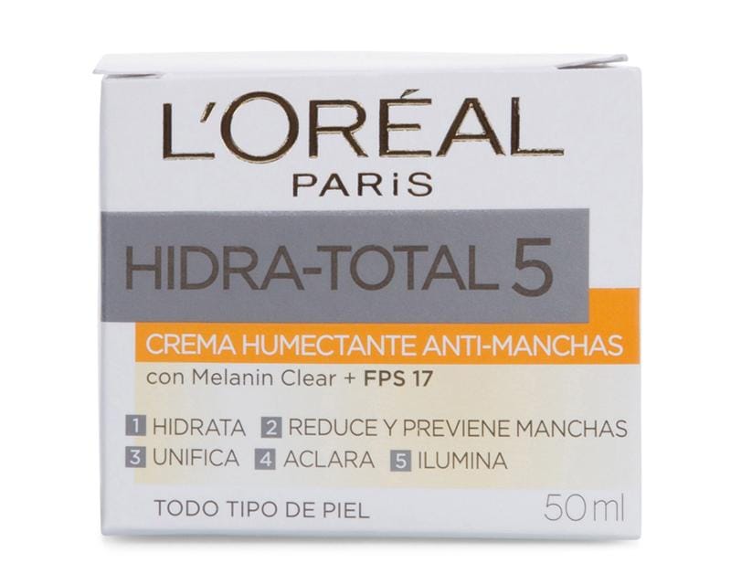 Foto 3 pulgar | Foto 2 | Crema Facial Hidra -Total 5 Anti-Manchas L´oréal