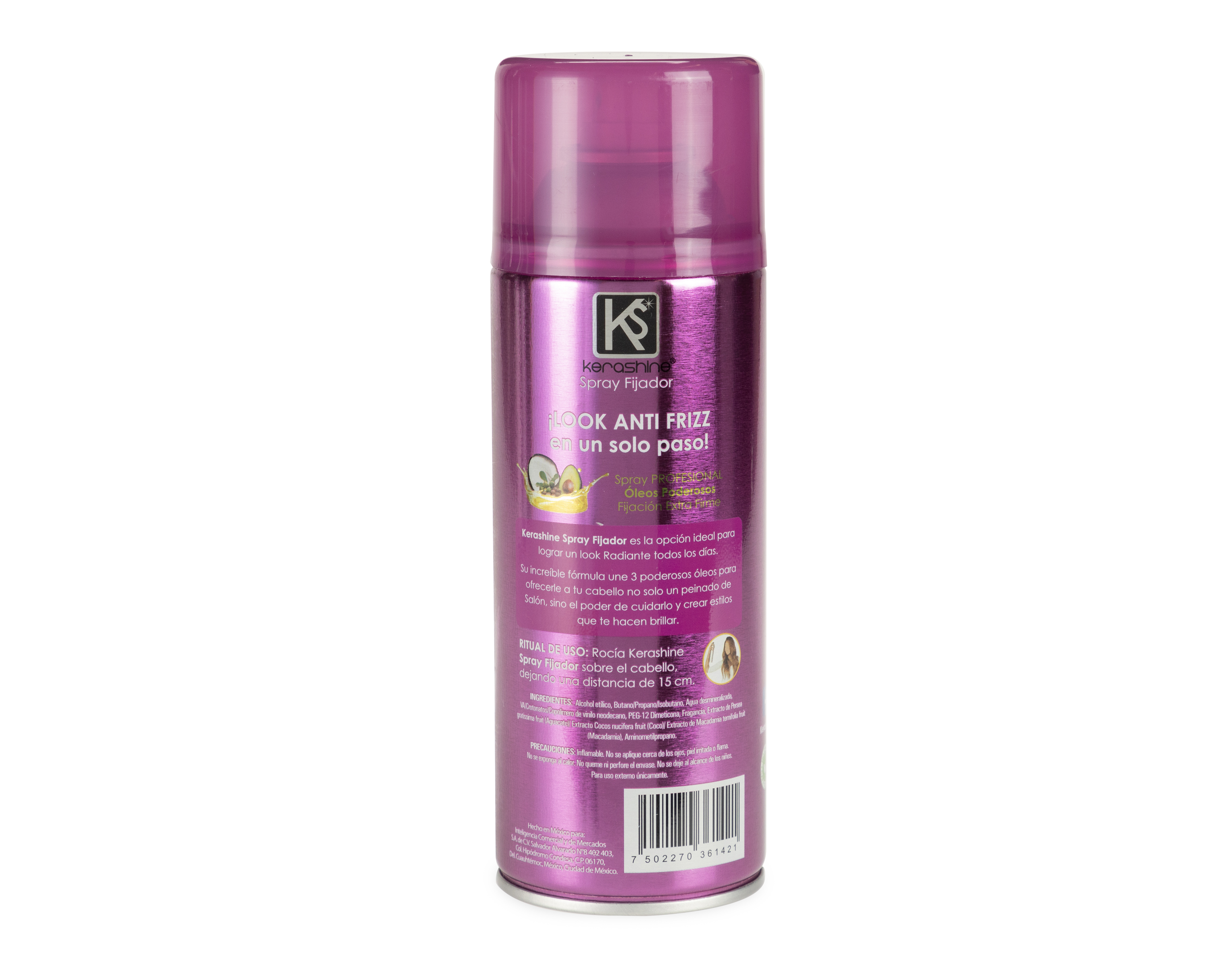 Foto 3 pulgar | Foto 2 | Spray Fijador para Cabello Kerashine Óleos Poderosos 320 ml