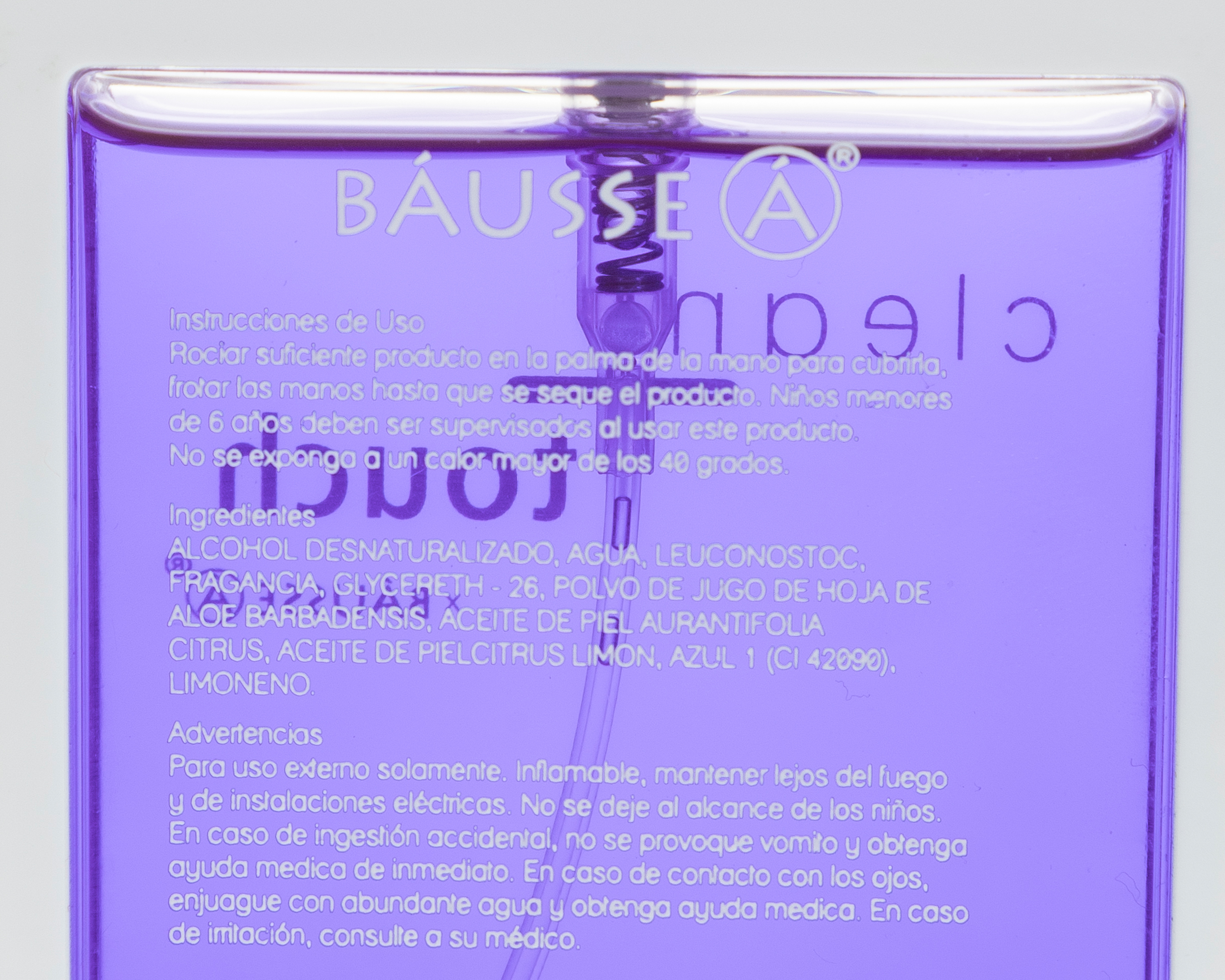 Foto 4 pulgar | Foto 3 | Spray Antibacterial Clean Touch Bausse Uva 38 ml