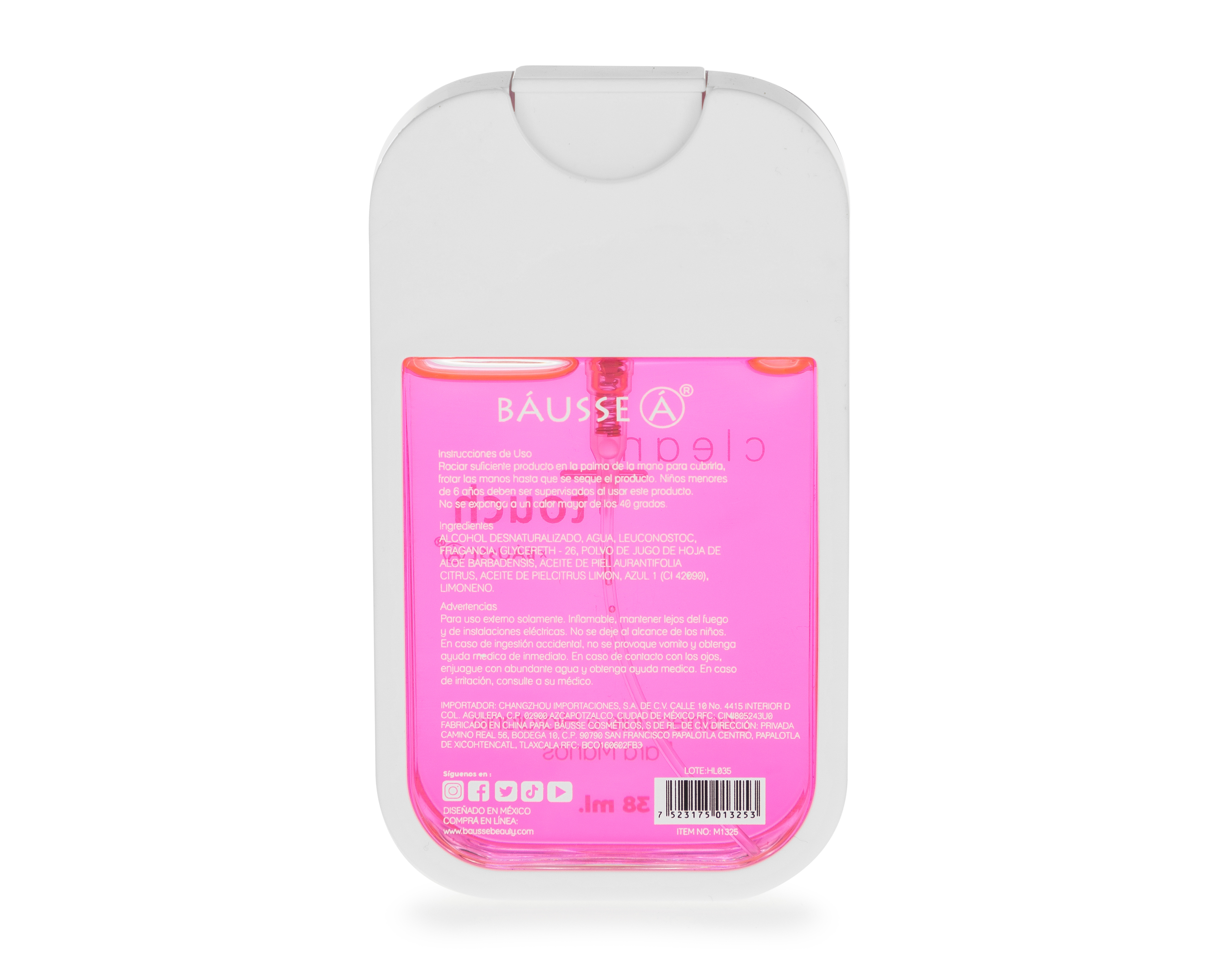 Foto 3 pulgar | Foto 2 | Spray Antibacterial Clean Touch Bausse Sandía 38 ml