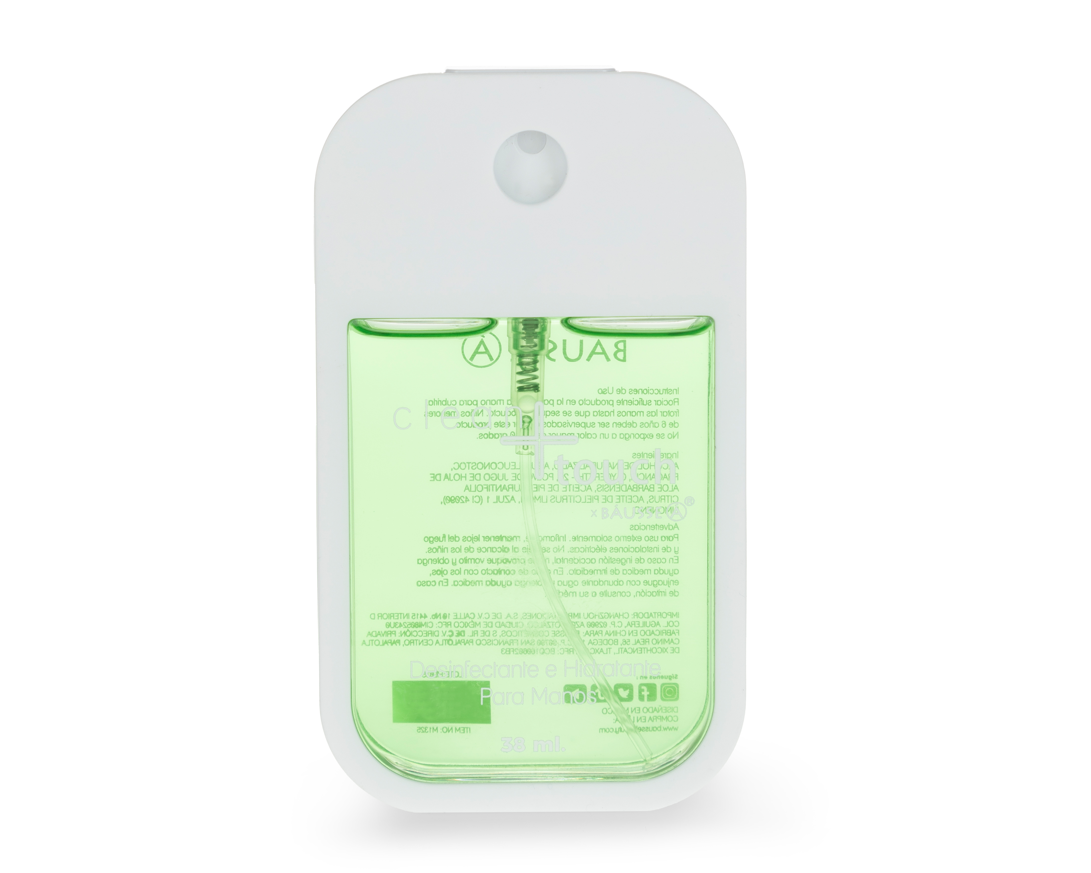 Foto 2 pulgar | Foto 1 | Spray Antibacterial Clean Touch Bausse Menta 38 ml