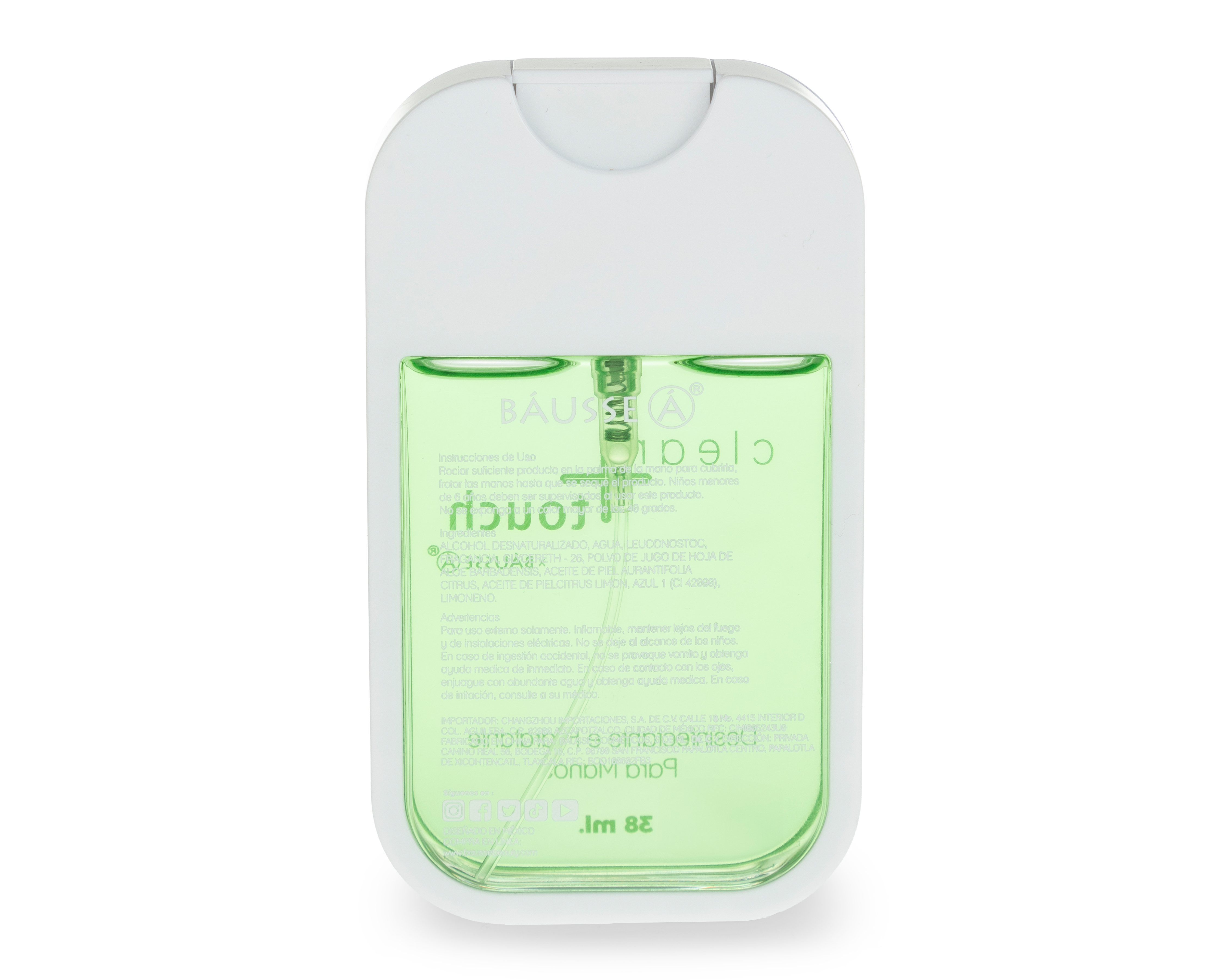 Foto 3 pulgar | Foto 2 | Spray Antibacterial Clean Touch Bausse Menta 38 ml