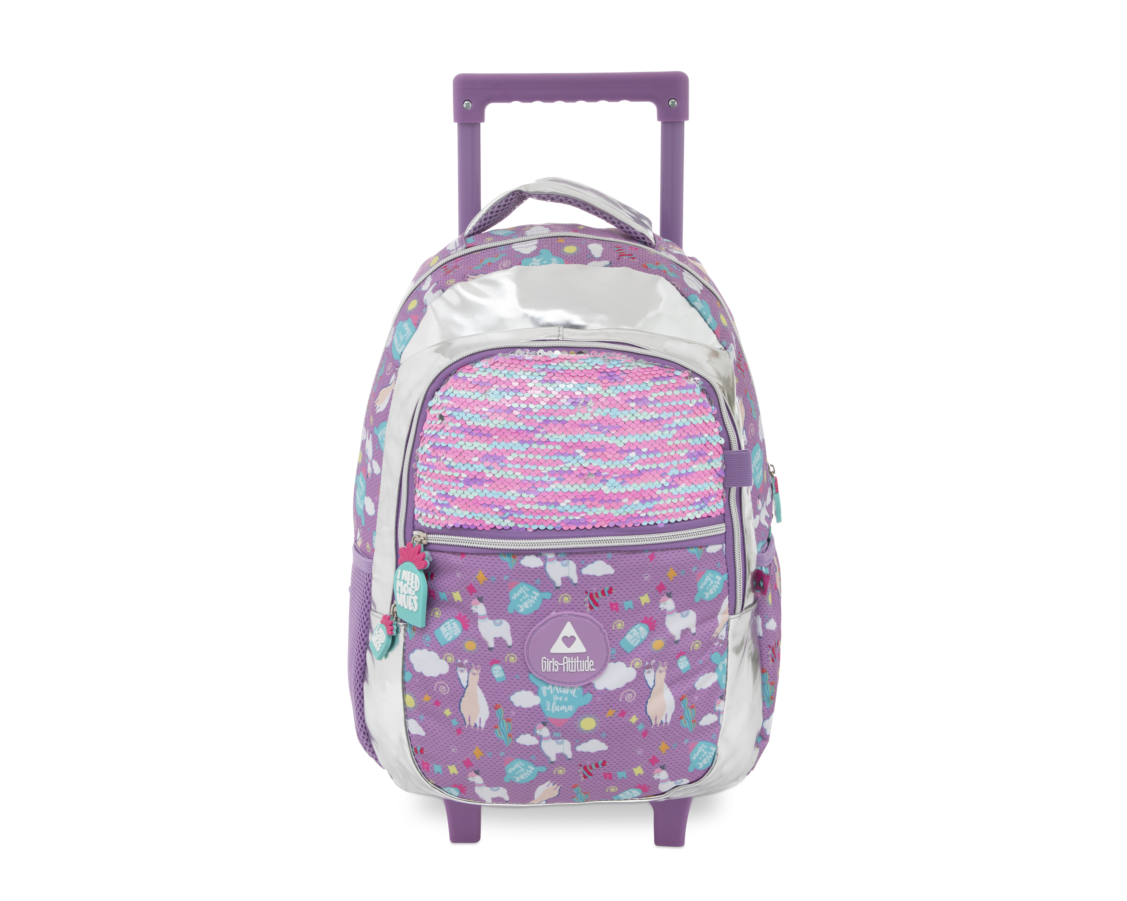 Mochila con Ruedas Girls Attitude Lila