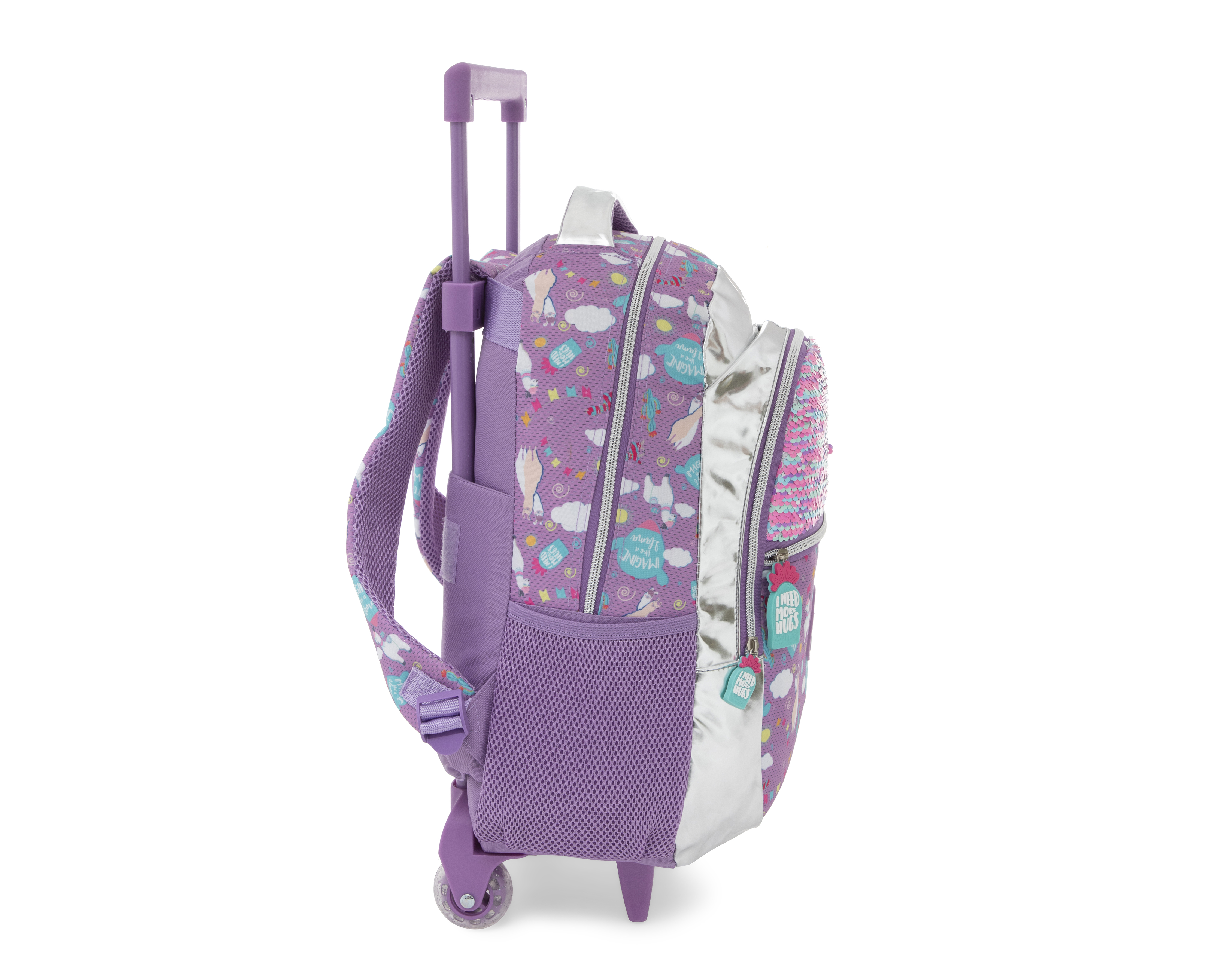 Foto 4 pulgar | Foto 3 | Mochila con Ruedas Girls Attitude Lila