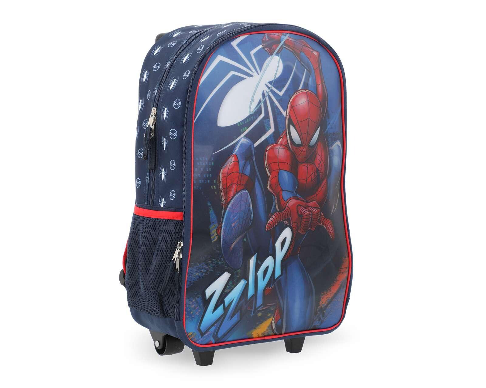Foto 3 pulgar | Foto 2 | Mochila con Ruedas Marvel Azul