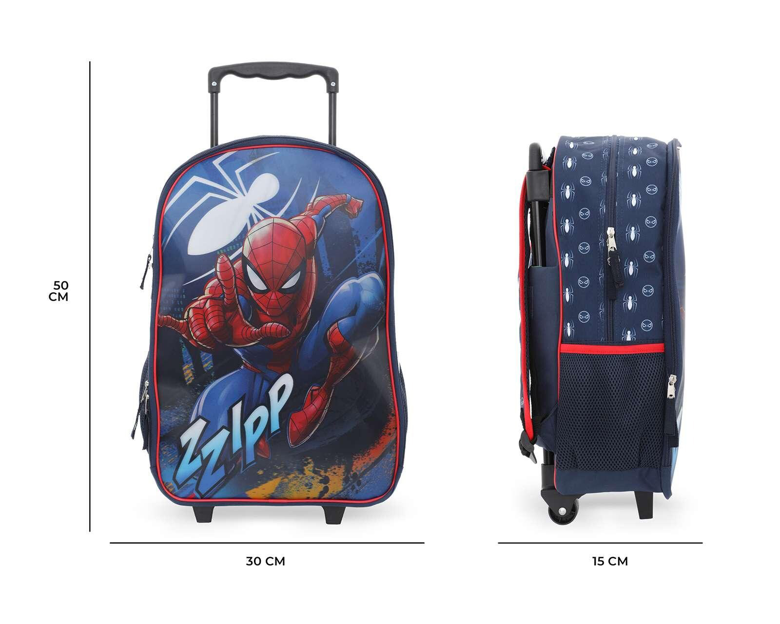 Foto 9 pulgar | Foto 8 | Mochila con Ruedas Marvel Azul