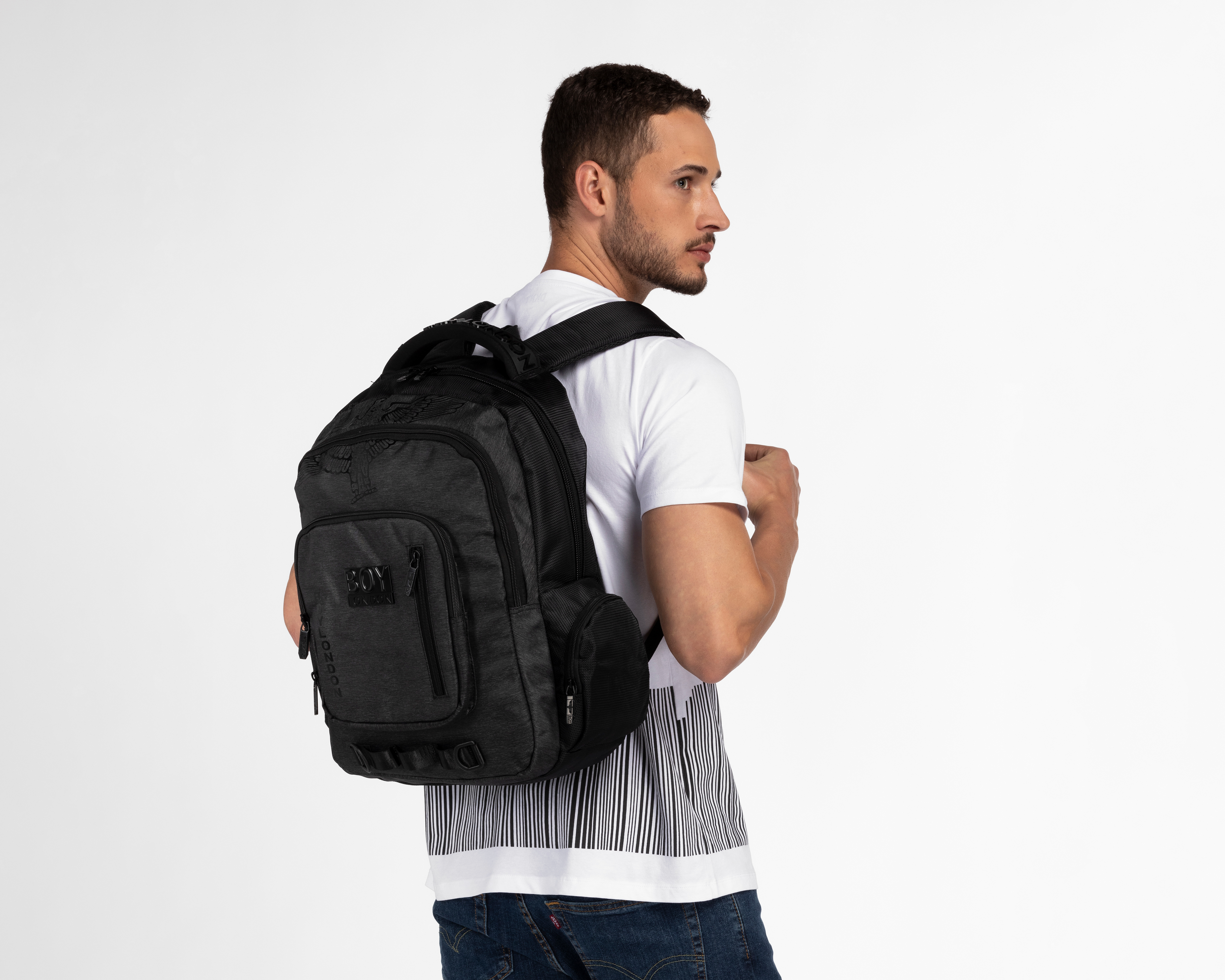 Foto 7 | Foto 8 | Mochila Boy London Negra