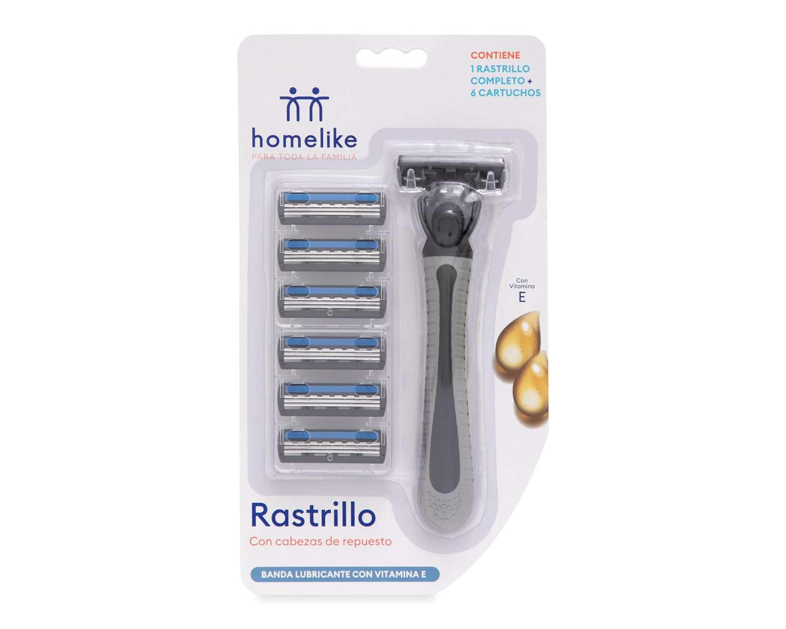 Foto 1 | Foto 1 | Rastrillo con 6 Cabezas de Repuesto Homelike