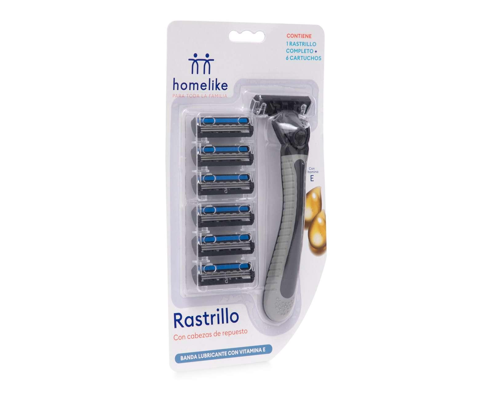 Foto 2 | Foto 2 | Rastrillo con 6 Cabezas de Repuesto Homelike