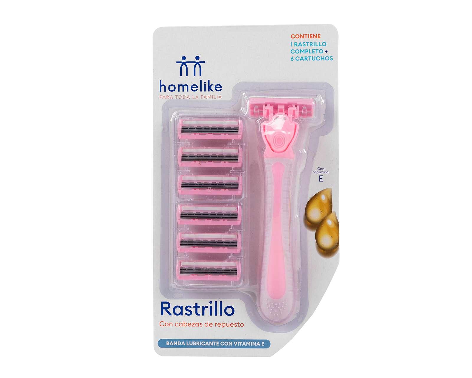 Foto 1 | Foto 1 | Rastrillo con Cabezas de Repuesto Homelike 6 Piezas