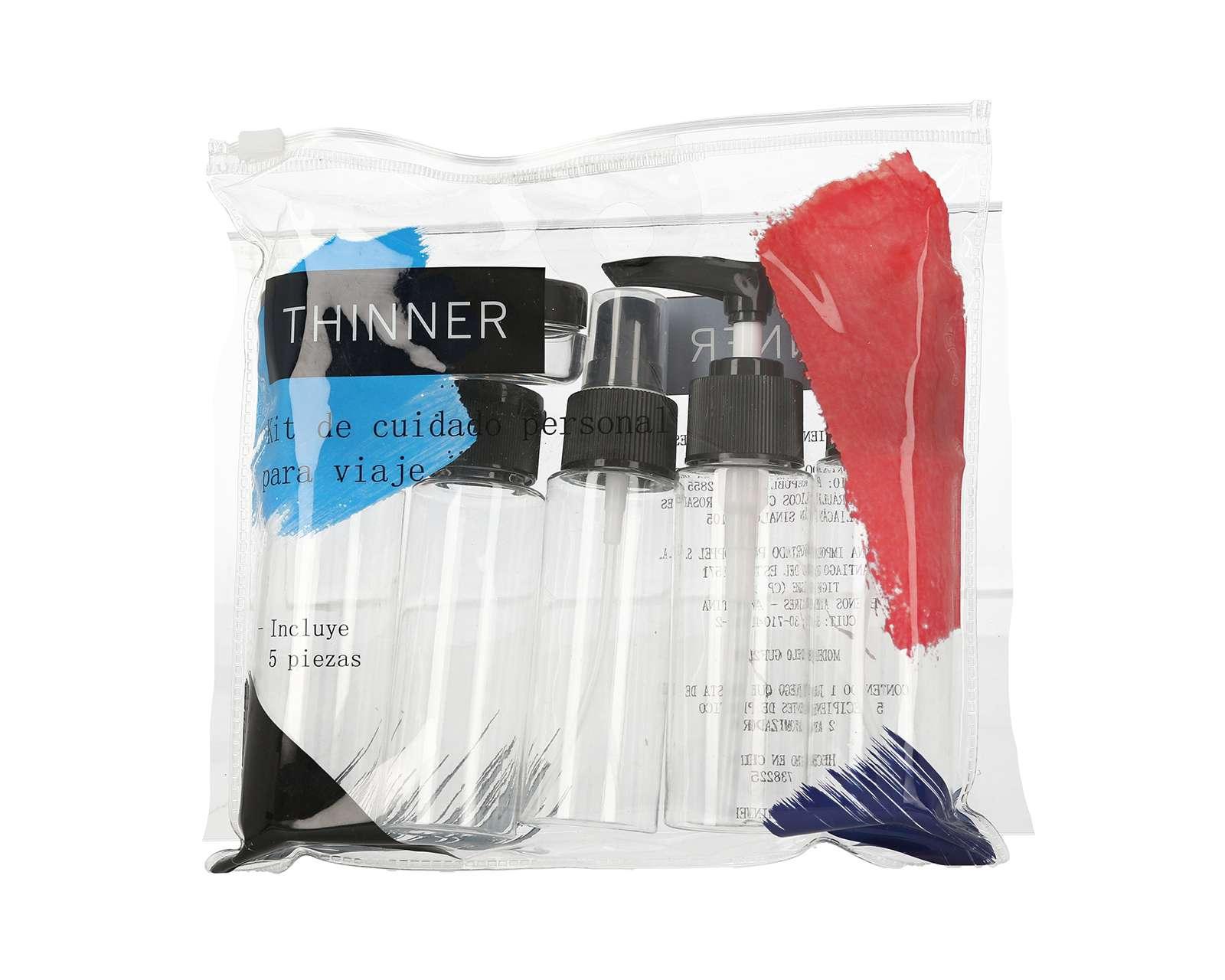 Foto 5 pulgar | Foto 4 | Botellas de Viaje Thinner de Plástico 5 Piezas