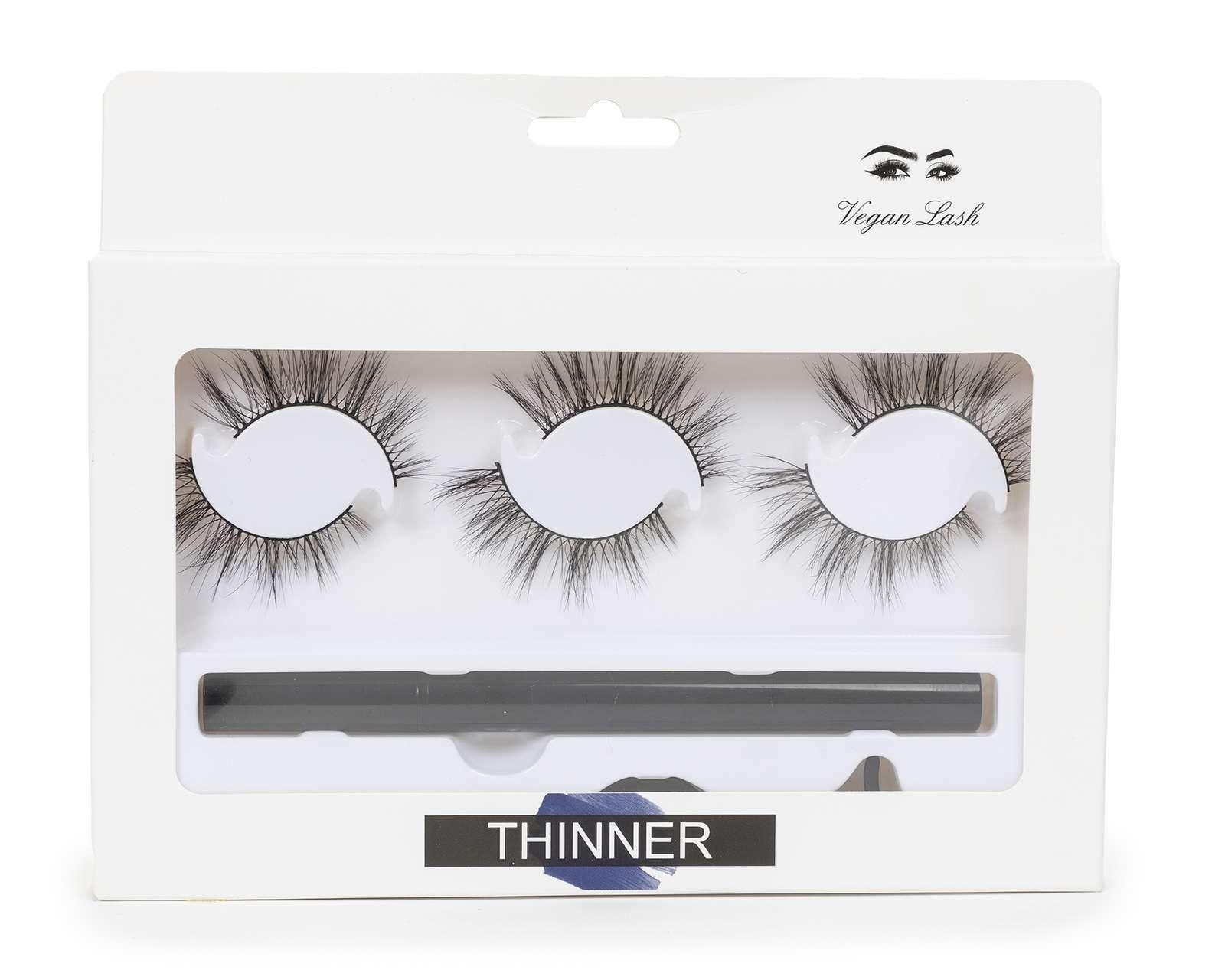Foto 2 pulgar | Foto 1 | Pestañas postizas Thinner Veganas