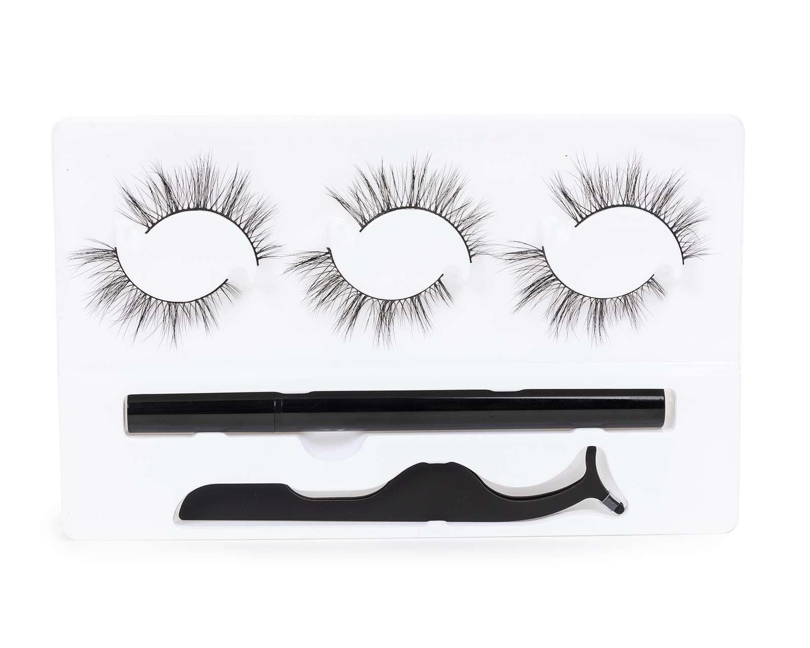 Foto 3 pulgar | Foto 2 | Pestañas postizas Thinner Veganas