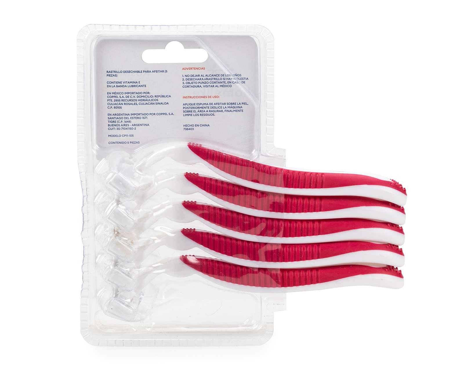 Foto 2 | Foto 2 | Rastrillo para Afeitar Homelike 5 Piezas