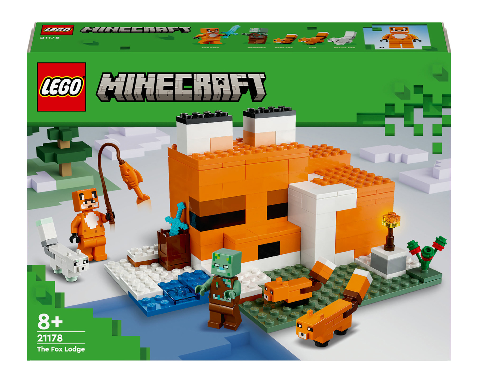 Foto 3 pulgar | Foto 2 | LEGO Minecraft: El Refugio-Zorro