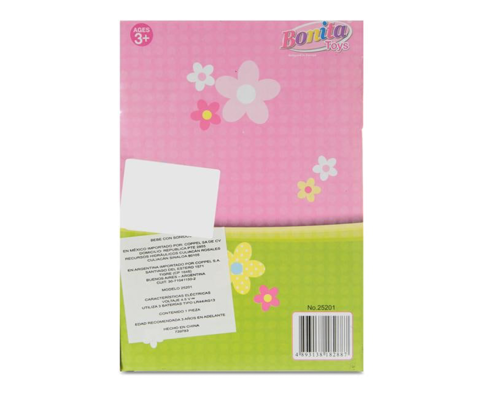 Foto 3 pulgar | Foto 2 | Muñeca Bonita Toys con Sonidos