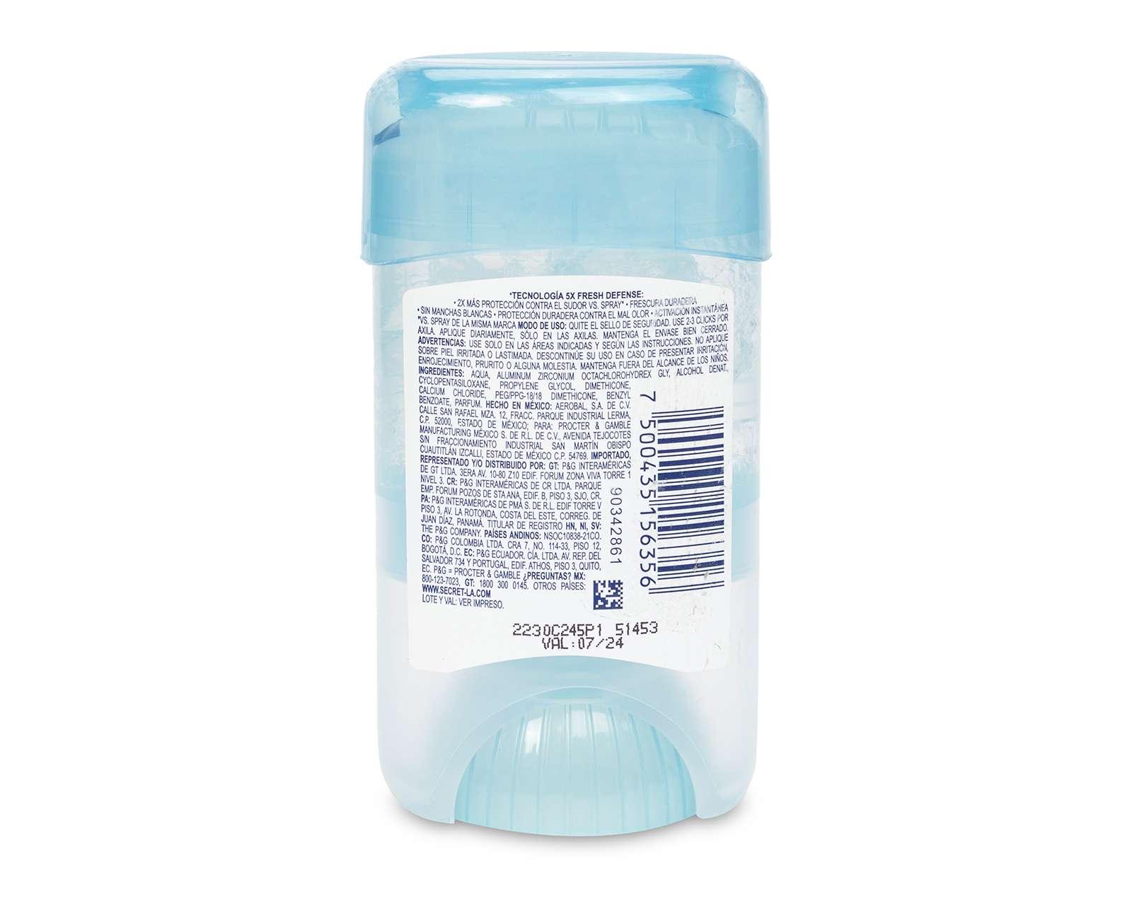 Foto 3 | Foto 3 | Desodorante Secret en Gel Vainilla 45 g