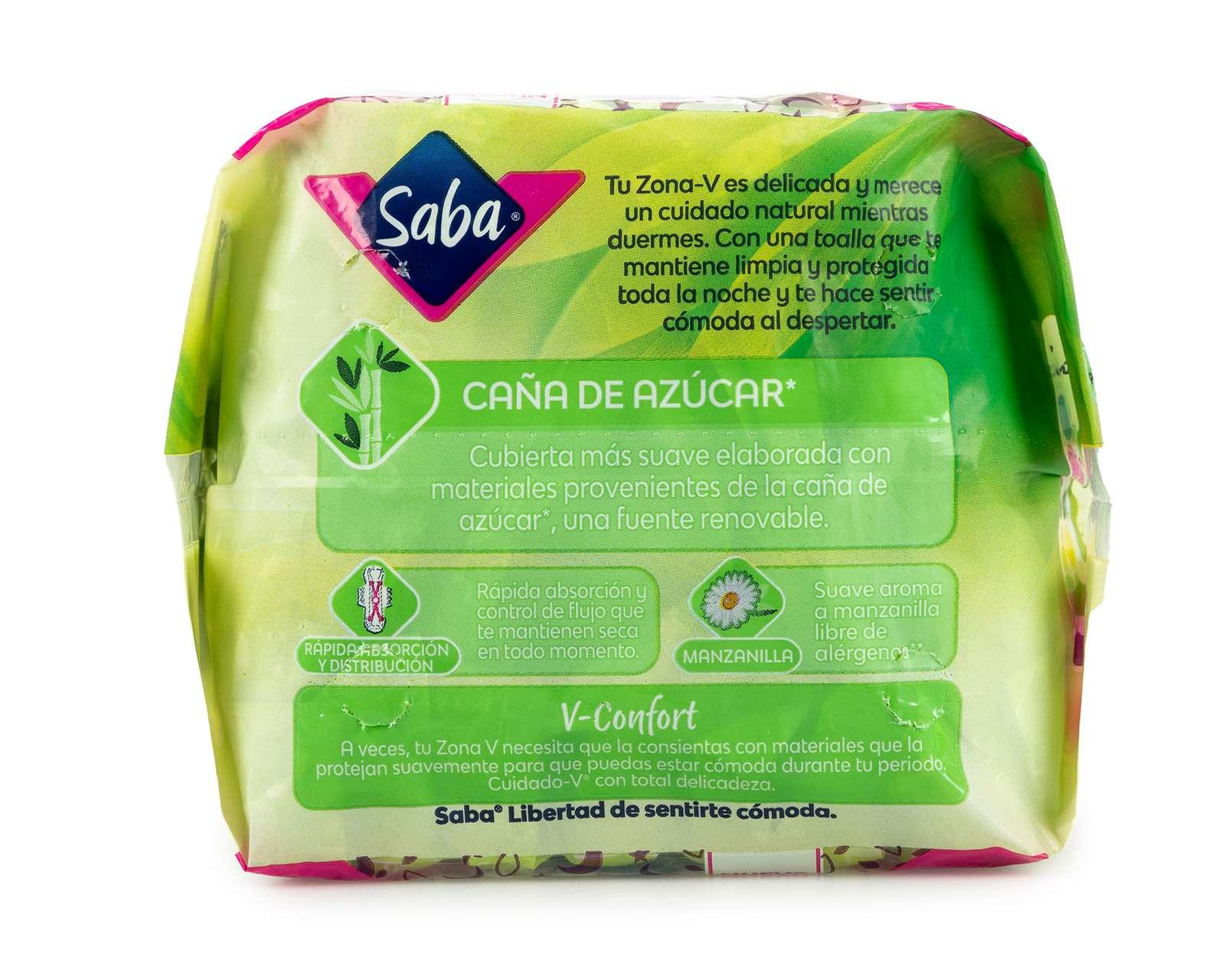 Foto 2 | Foto 2 | Toallas Femeninas Saba Confort Manzanilla 8 Piezas