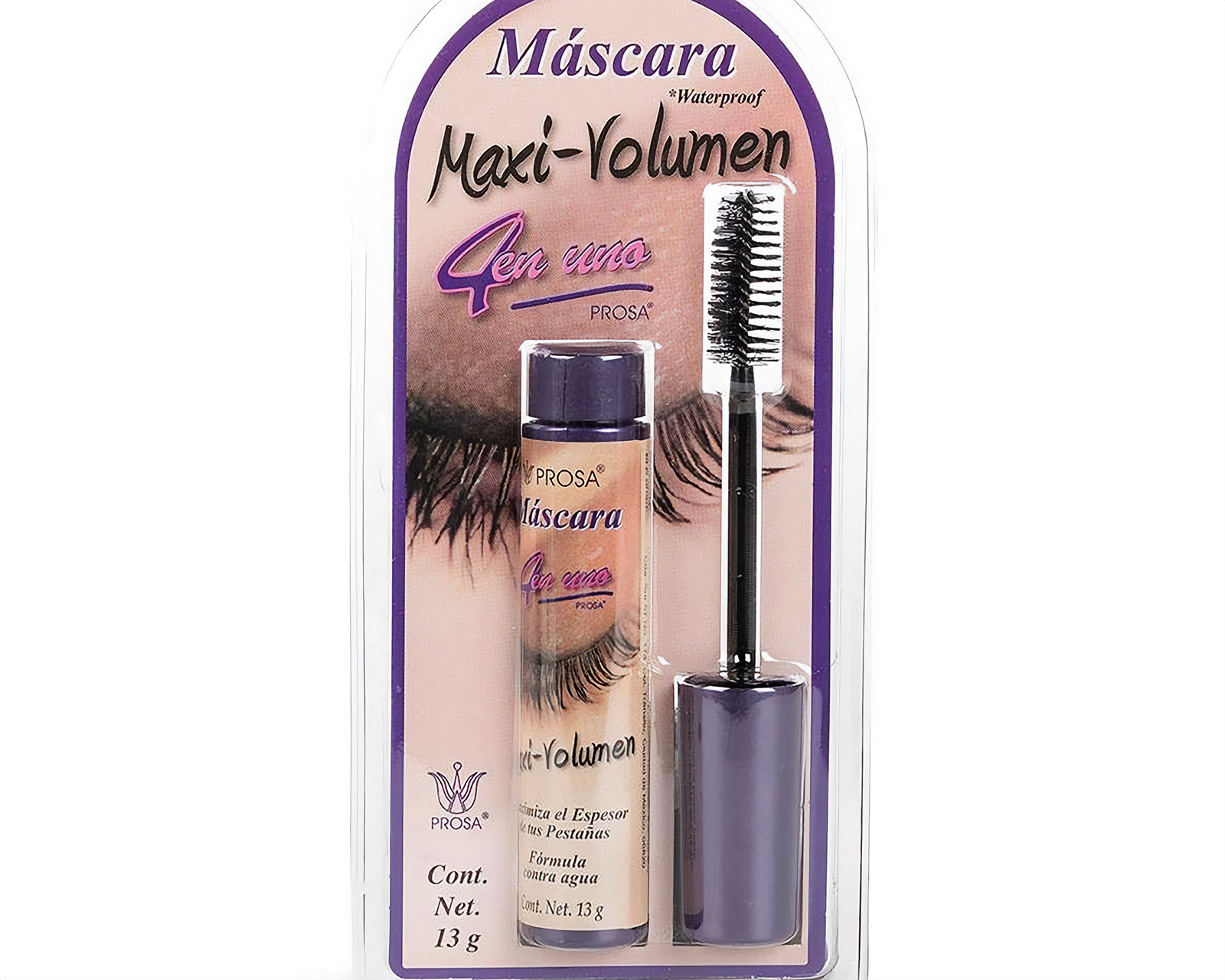 Foto 4 pulgar | Foto 3 | Máscara para Pestañas Prosa Negro Maxi Volumen