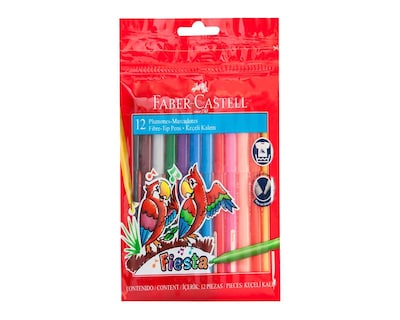 Foto 1 | Foto 1 | Plumones Fiesta Faber Castell 12 Piezas