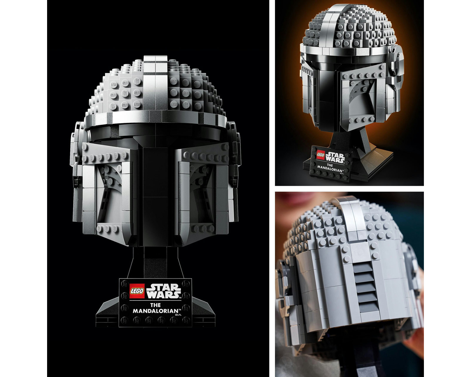 Foto 9 pulgar | Foto 8 | LEGO Star Wars: Casco del Mandaloriano