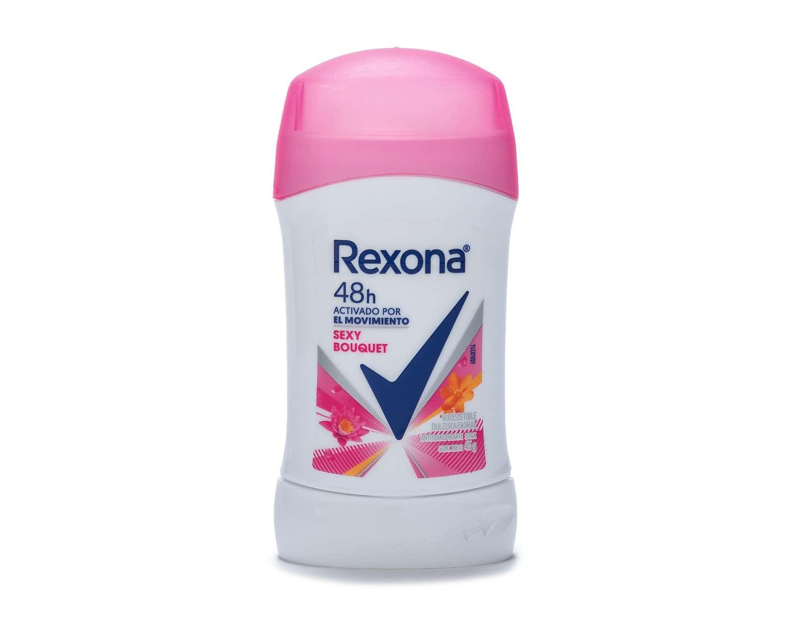 Foto 2 pulgar | Foto 1 | Antitranspirante Rexona en Barra 48h Sexy Bouquet 45 gr