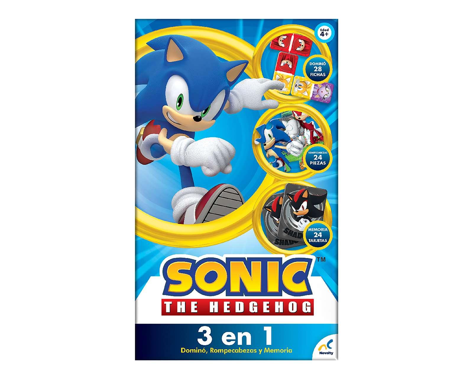 Foto 5 pulgar | Foto 4 | Juego de Mesa The Hedgehog 3 en 1 Sonic