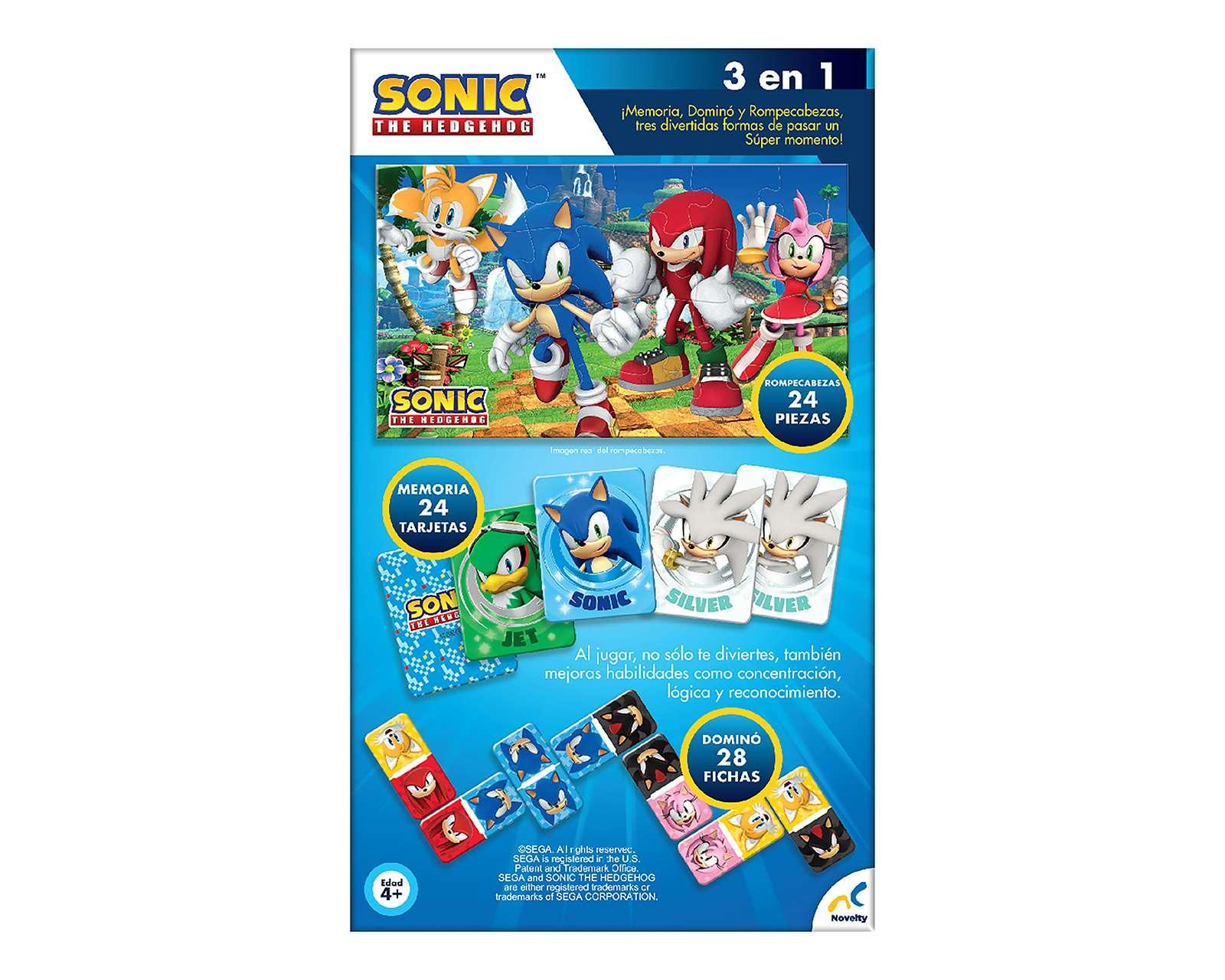 Foto 5 | Foto 5 | Juego de Mesa The Hedgehog 3 en 1 Sonic