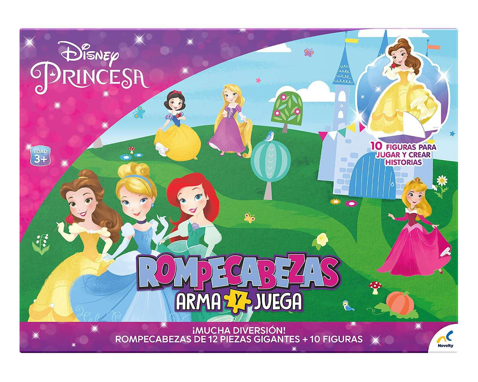 Rompecabezas Novelty Disney Princesa 12 Piezas