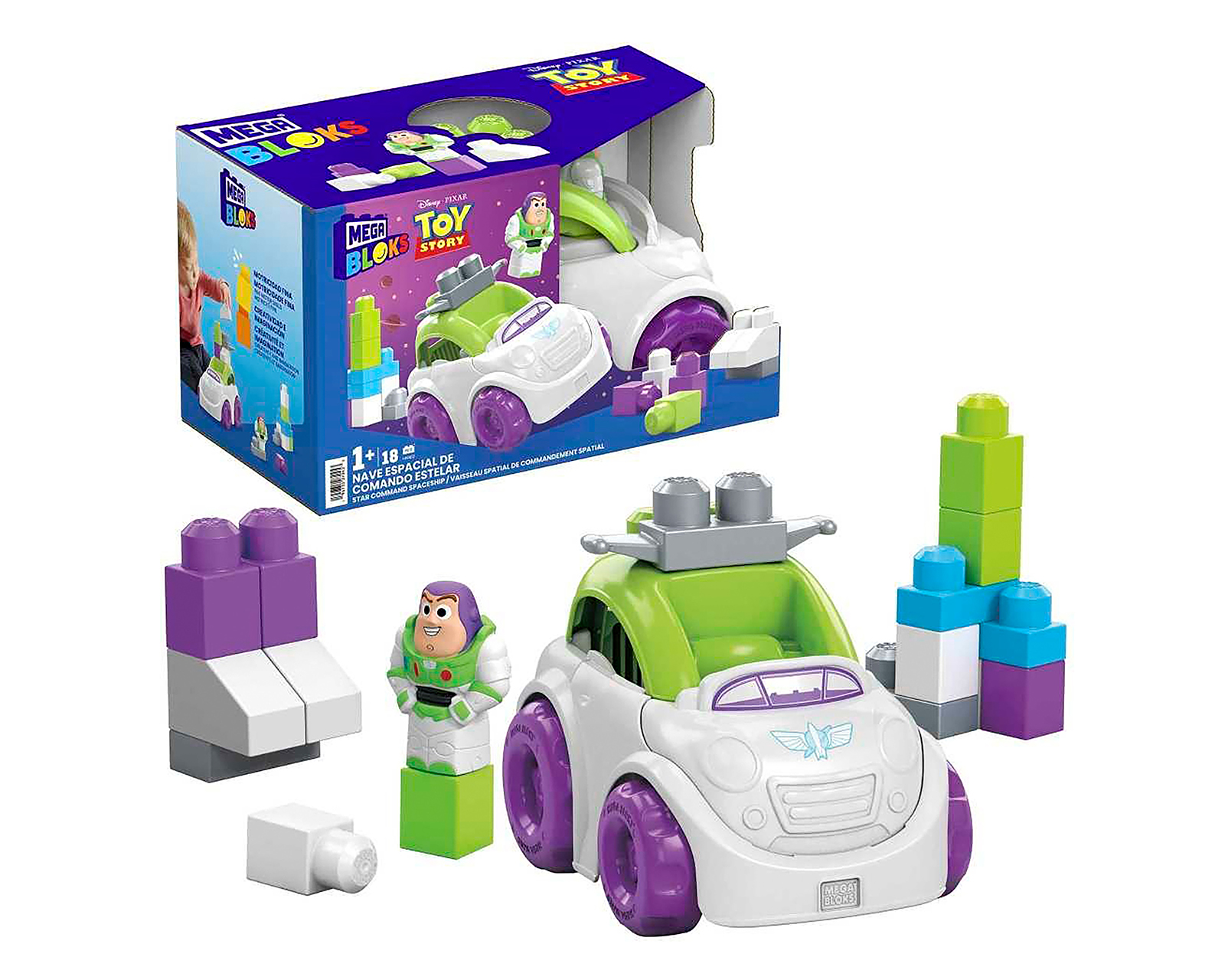 Mega Bloks Disney Nave Espacial de Comando Estelar