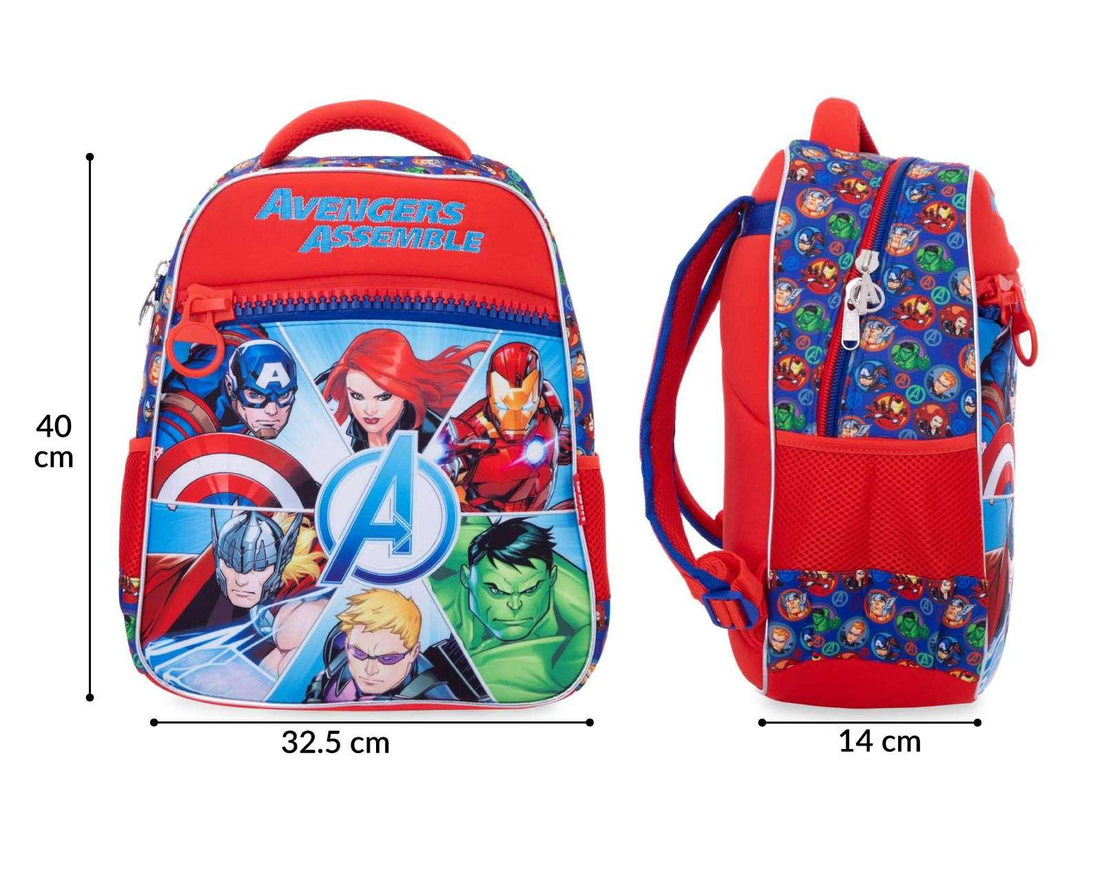 Foto 6 pulgar | Foto 5 | Mochila Avengers Roja