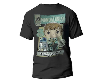 Foto 3 | Foto 3 | Funko Star Wars The Mandalorian Luke Skywalker y Playera Talla CH