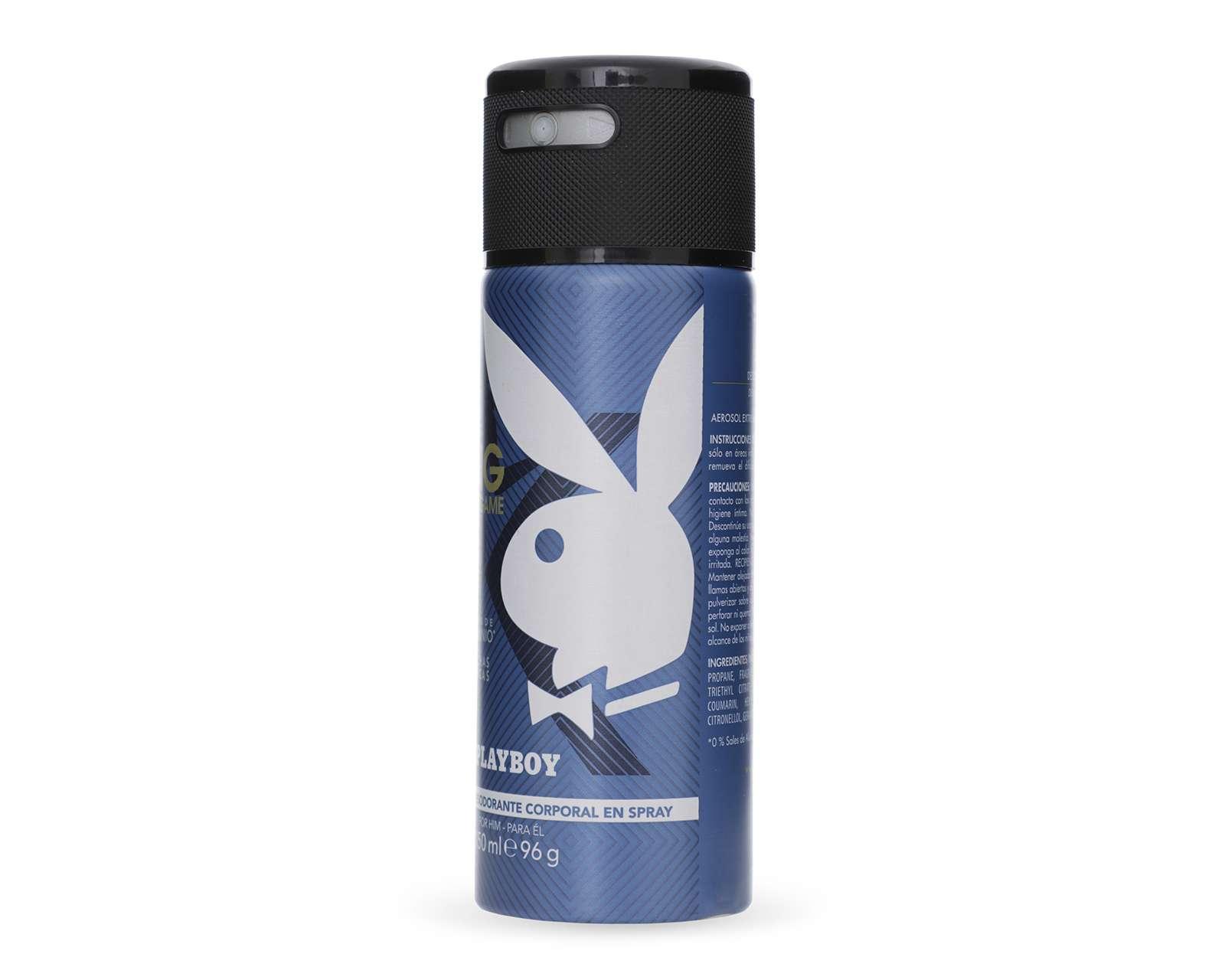 Foto 3 pulgar | Foto 2 | Desodorante Playboy en Aerosol King Of The Game 150 ml