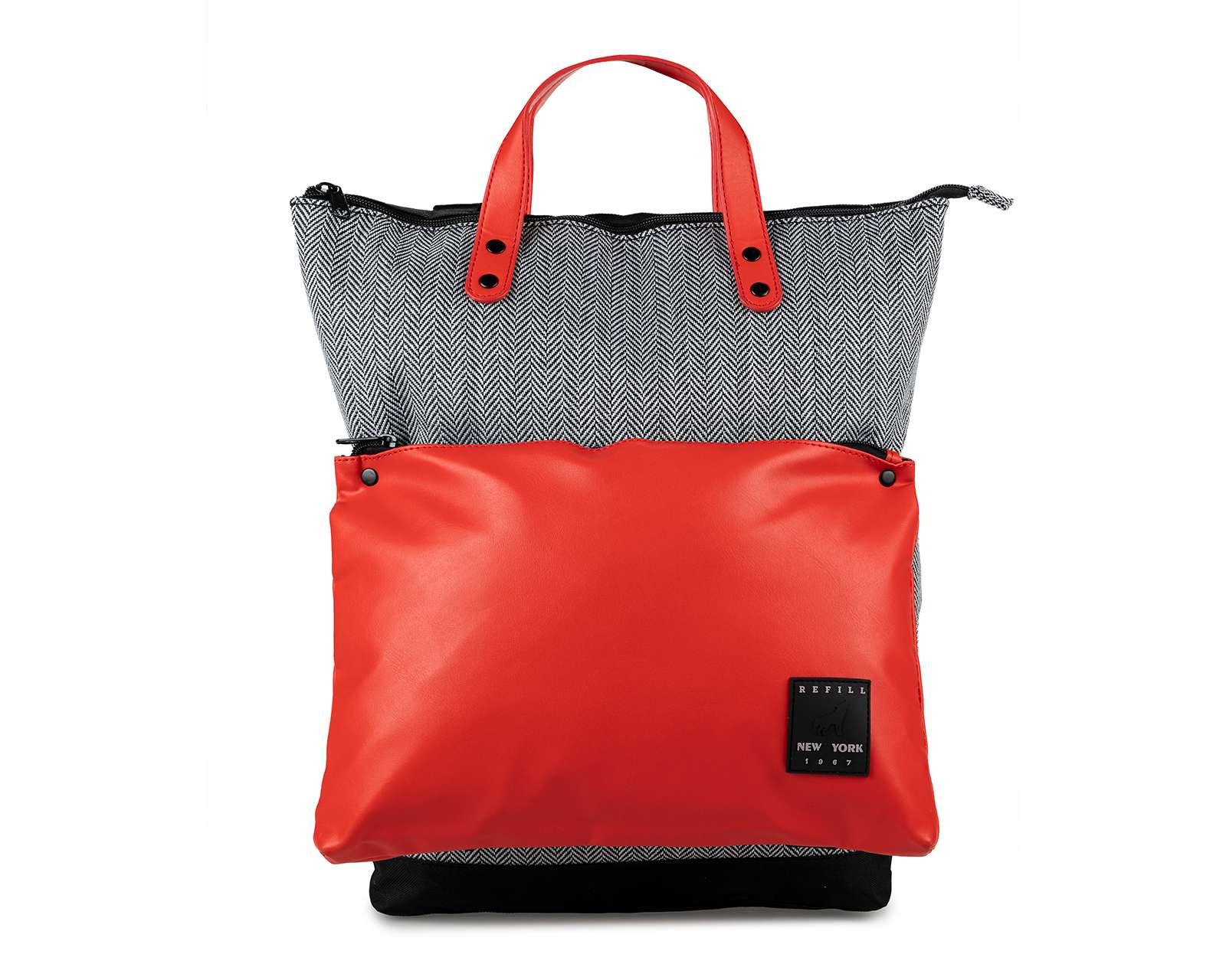 Foto 1 | Foto 1 | Mochila Refill Gris y Café