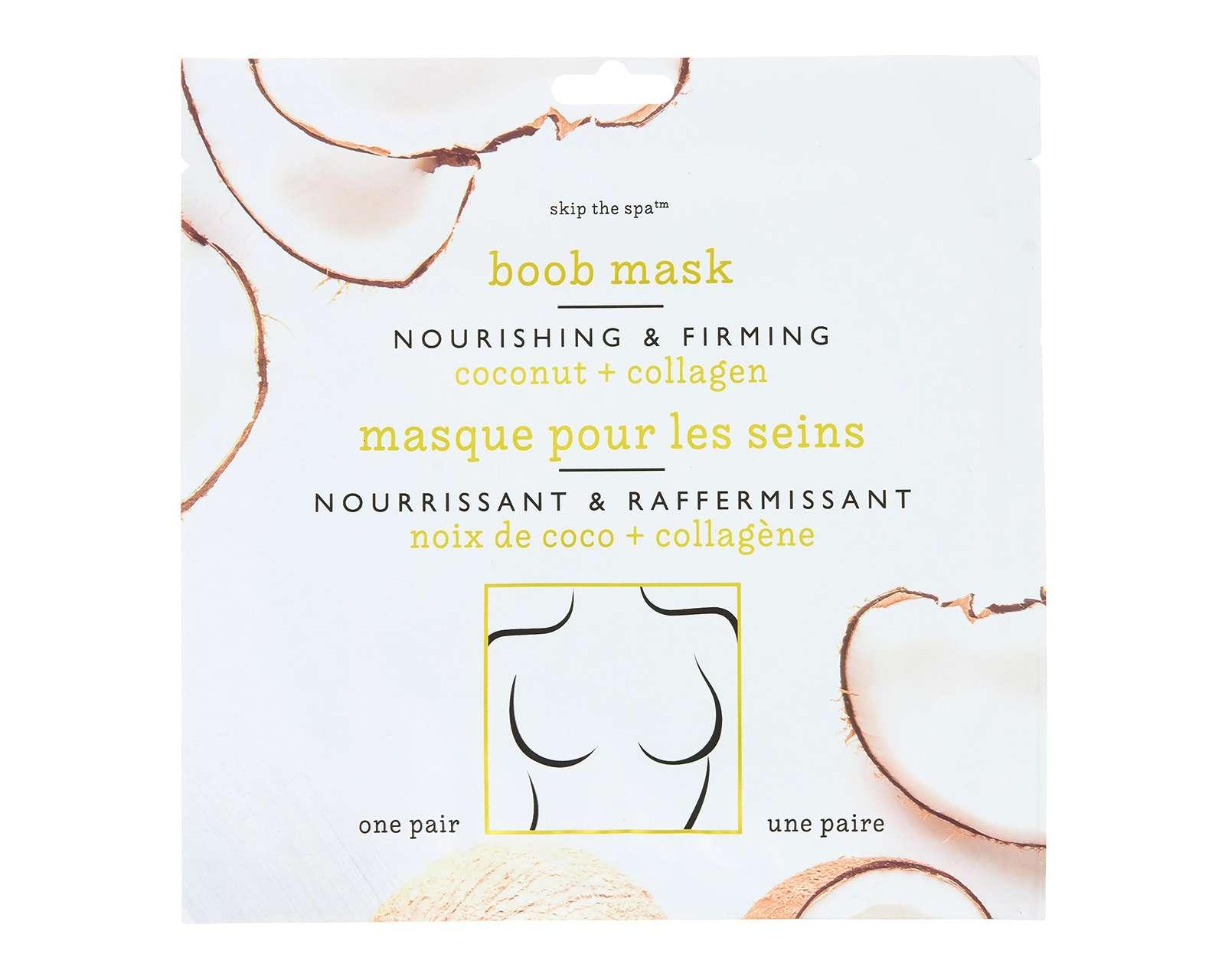 Mascarilla para Busto Skip the Spa Coco y Colágeno