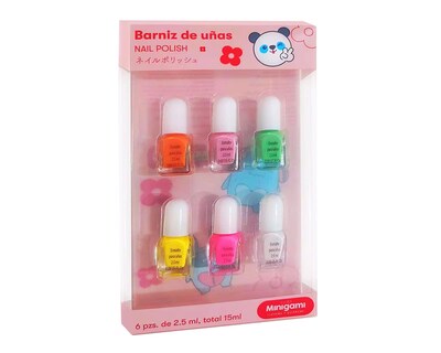 Foto 3 | Foto 3 | Esmalte para Uñas Minigami 6 Piezas